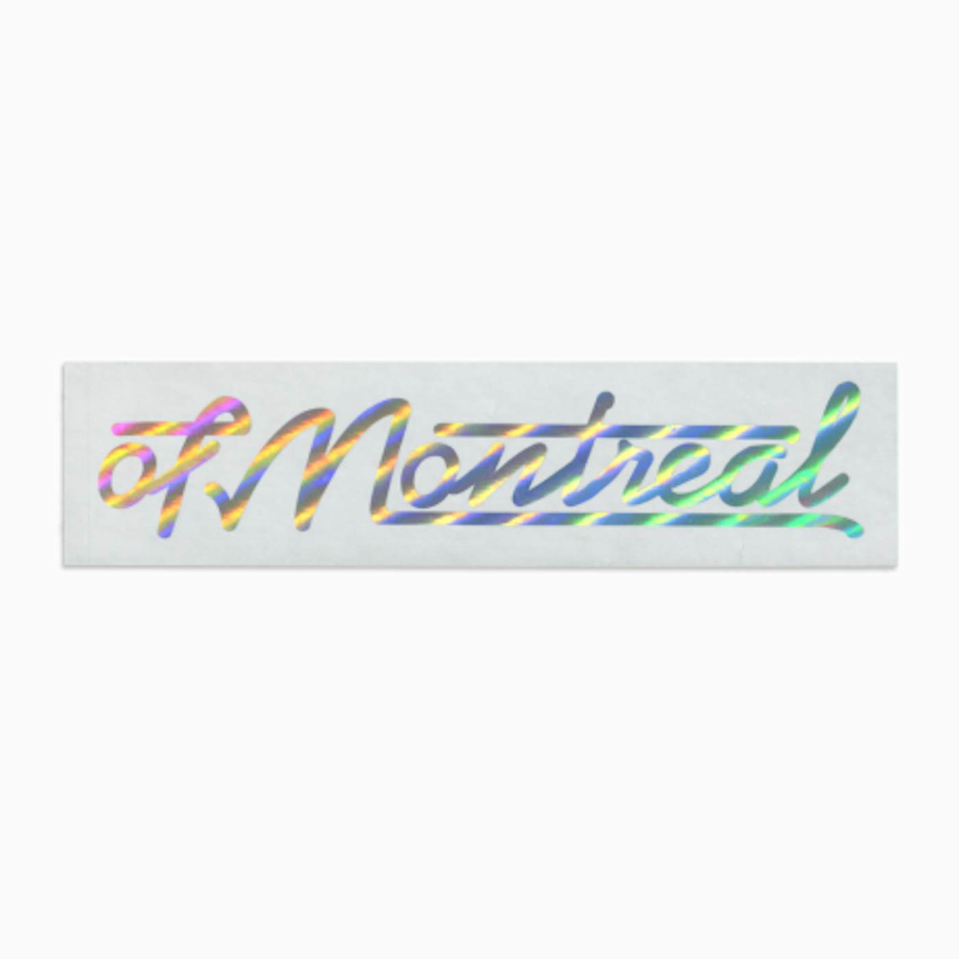 of Montreal Logo Holographic Sticker