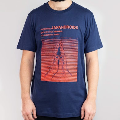 Japandroids No Questions Asked (Navy) T-Shirt