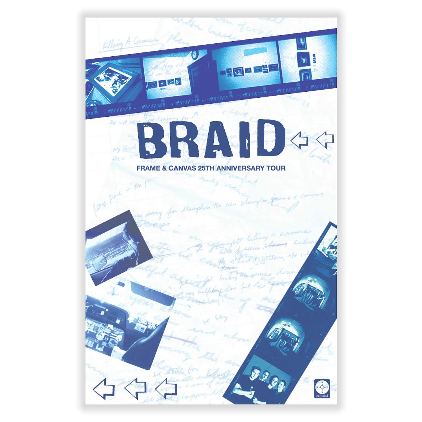 Braid Frame & Canvas 25th Anniversary Tour Poster (11"x17")