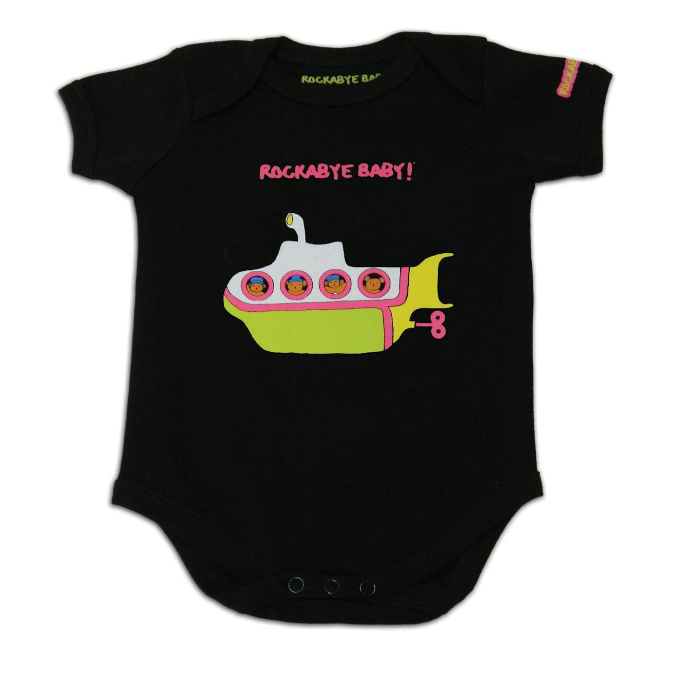 Rockabye Baby! Organic Baby Bodysuit ("More Lullaby Renditions of Beatles" Album Art)