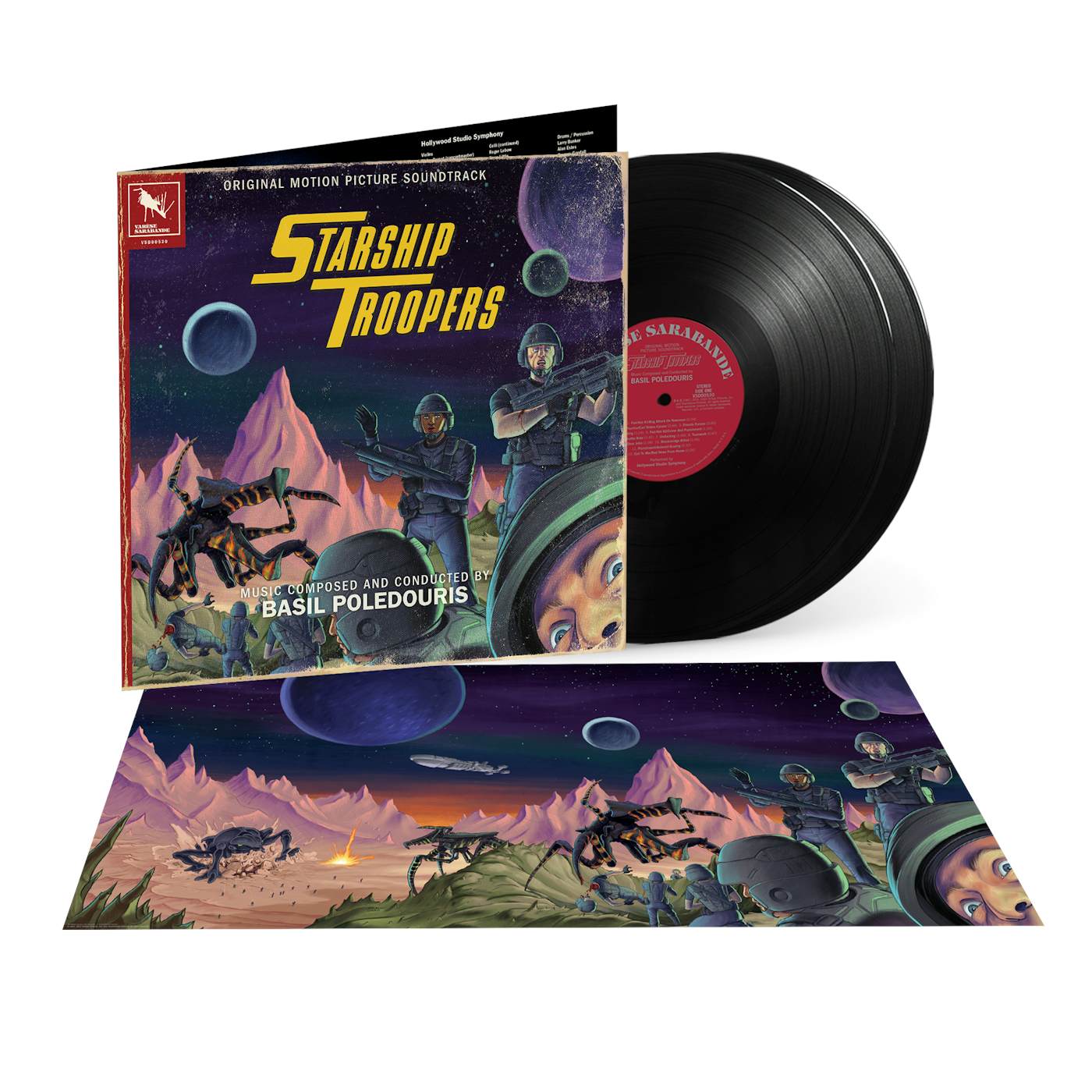 Basil Poledouris Starship Troopers Original Motion Picture Soundtrack Deluxe Edition (2LP - Black Vinyl)