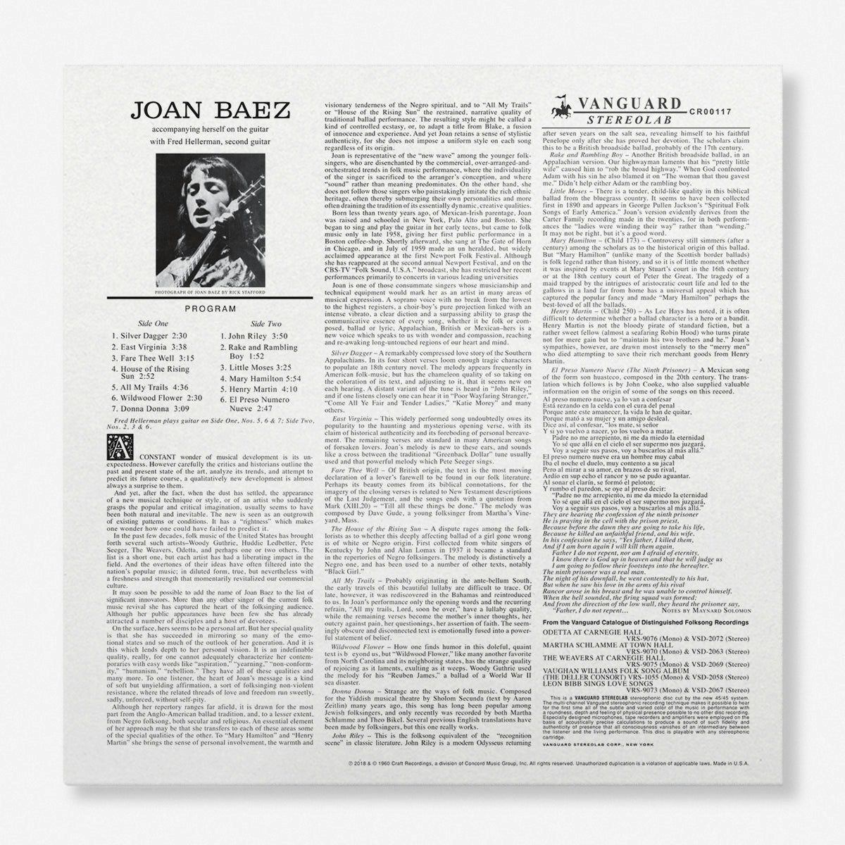 Joan Baez (180g LP) (Vinyl)
