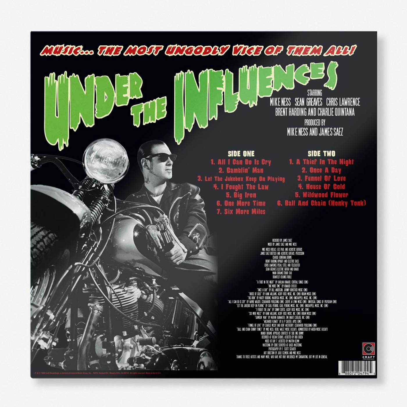 Mike Ness Under the Influences (LP) (Vinyl)