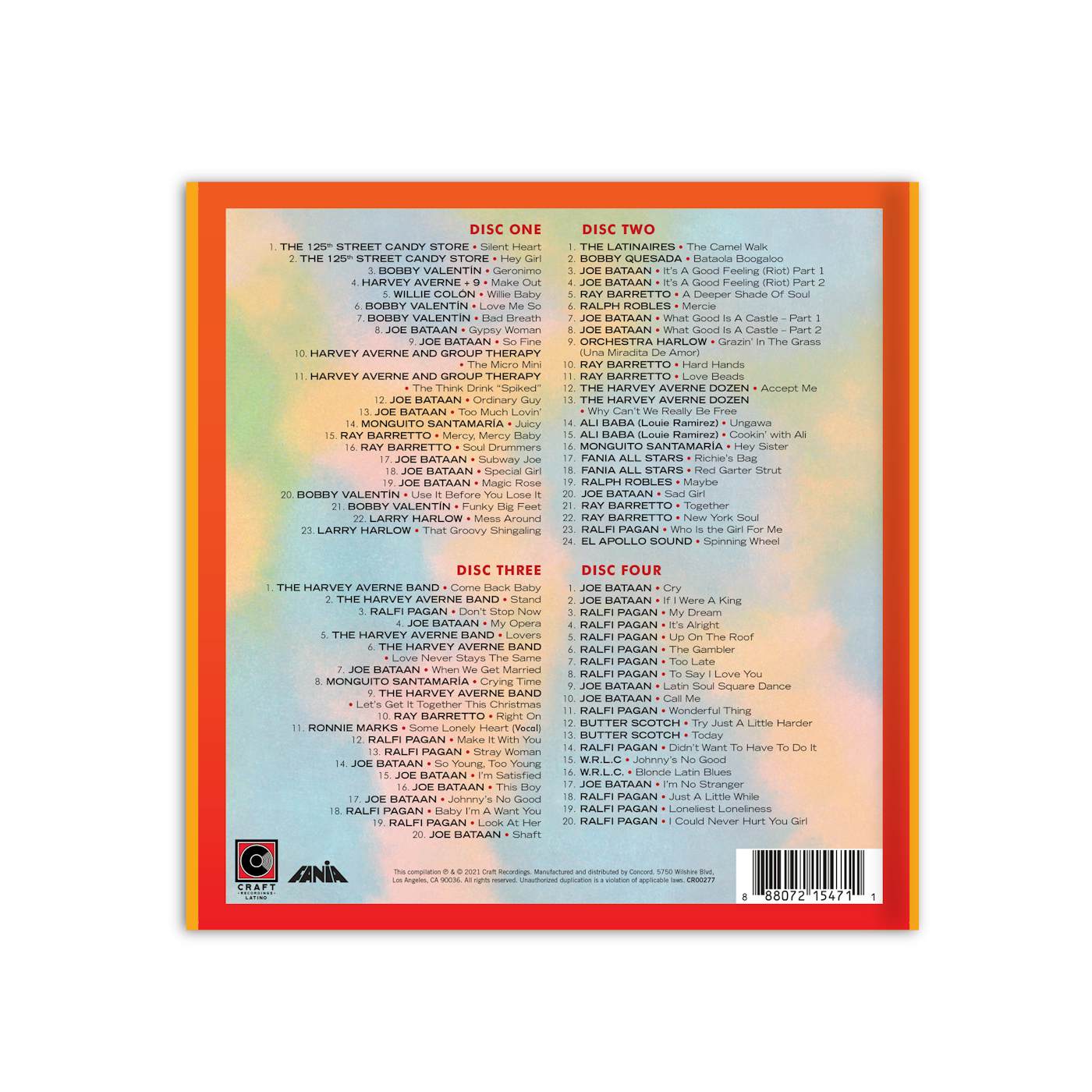 lento sextante Irregularidades It's A Good, Good Feeling: The Latin Soul of Fania Records [The Singles]  (4-CD + 7" Box Set)