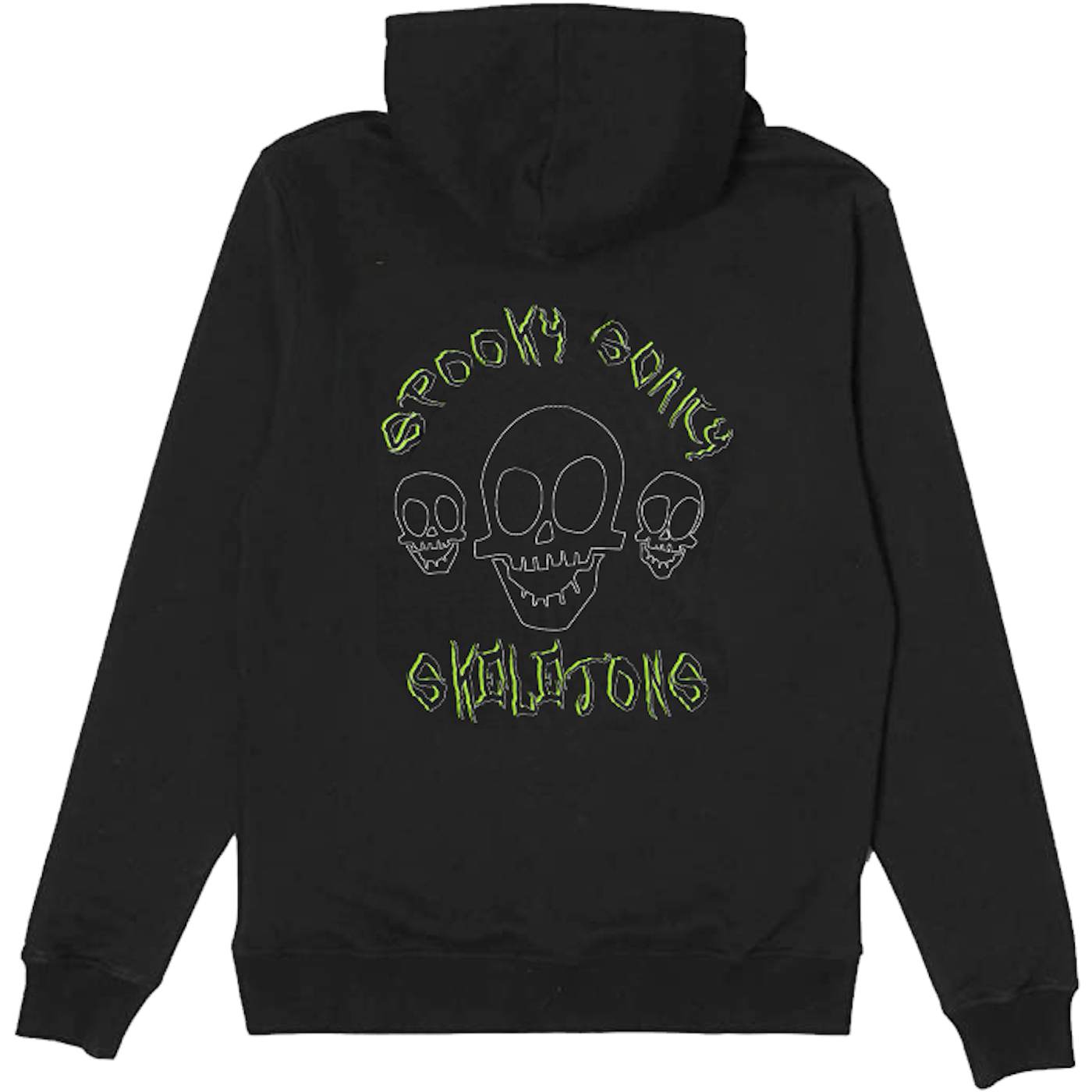 Andrew Gold Spooky, Scary Skeletons Official Hoodie (Alternate Design, Black)