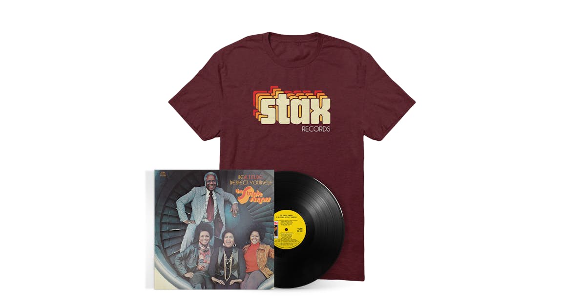 Stax Records – Stax Vintage Logo T-Shirt (Maroon) – Craft Recordings
