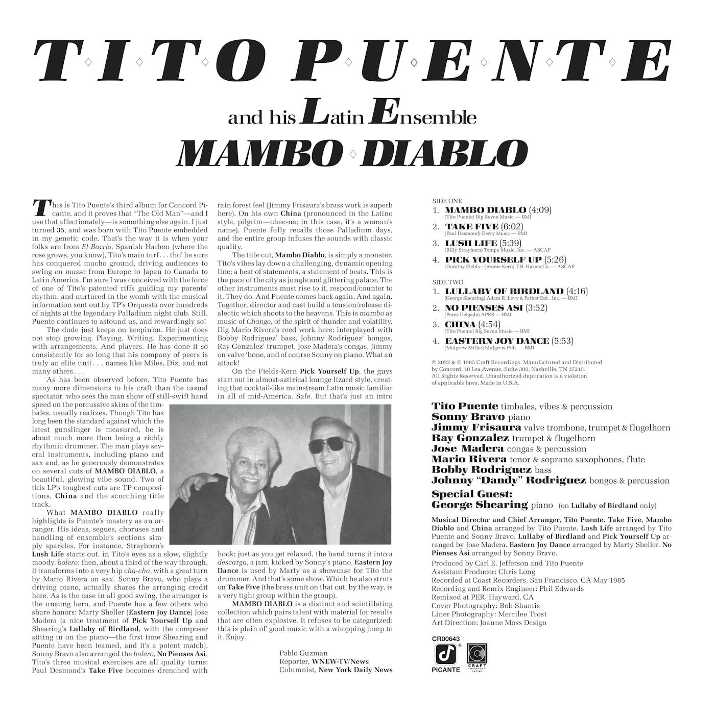 Tito Puente Mambo Diablo (180-gram)