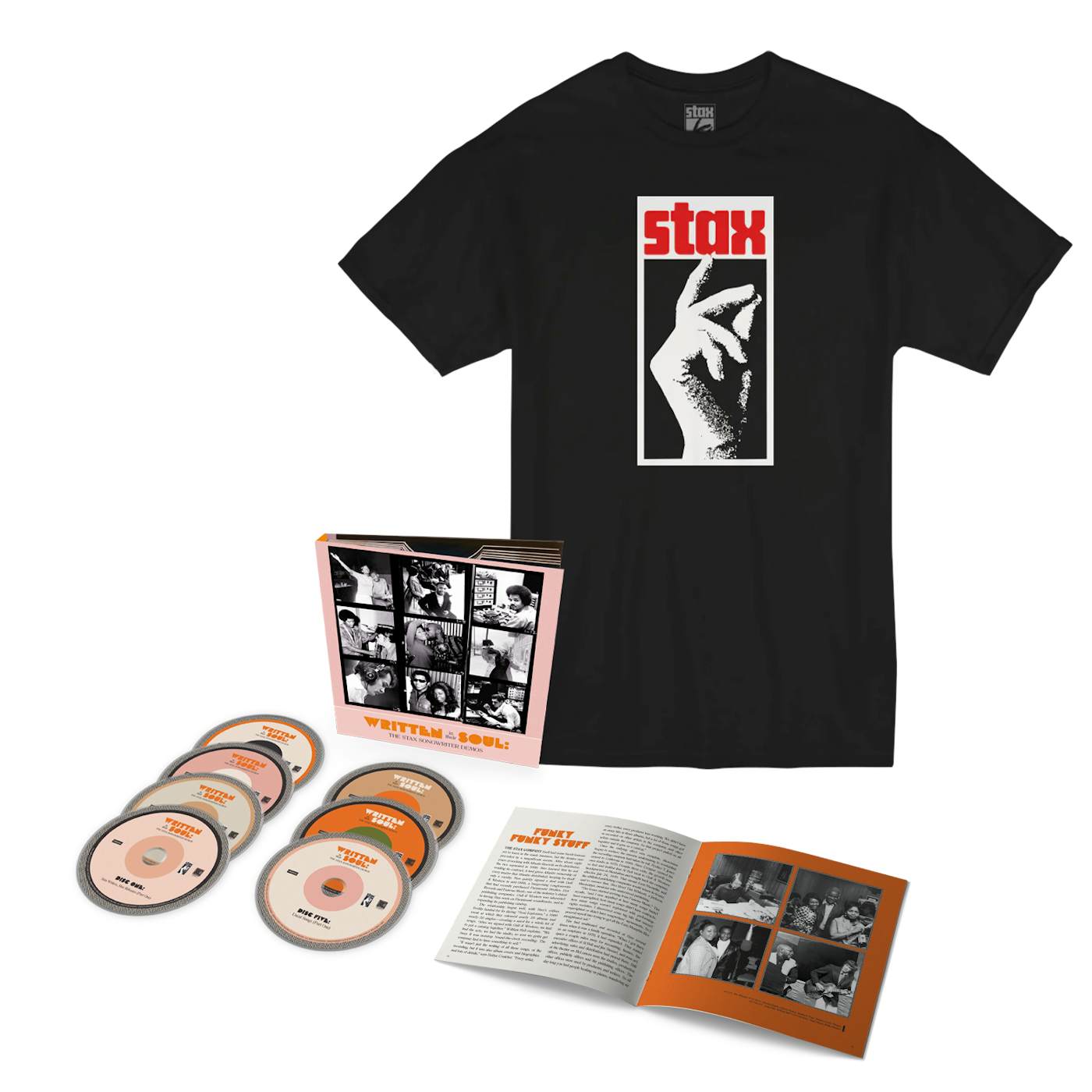 Stax Records - Stax Classic Snap Logo T-Shirt (Black) - Stax Records