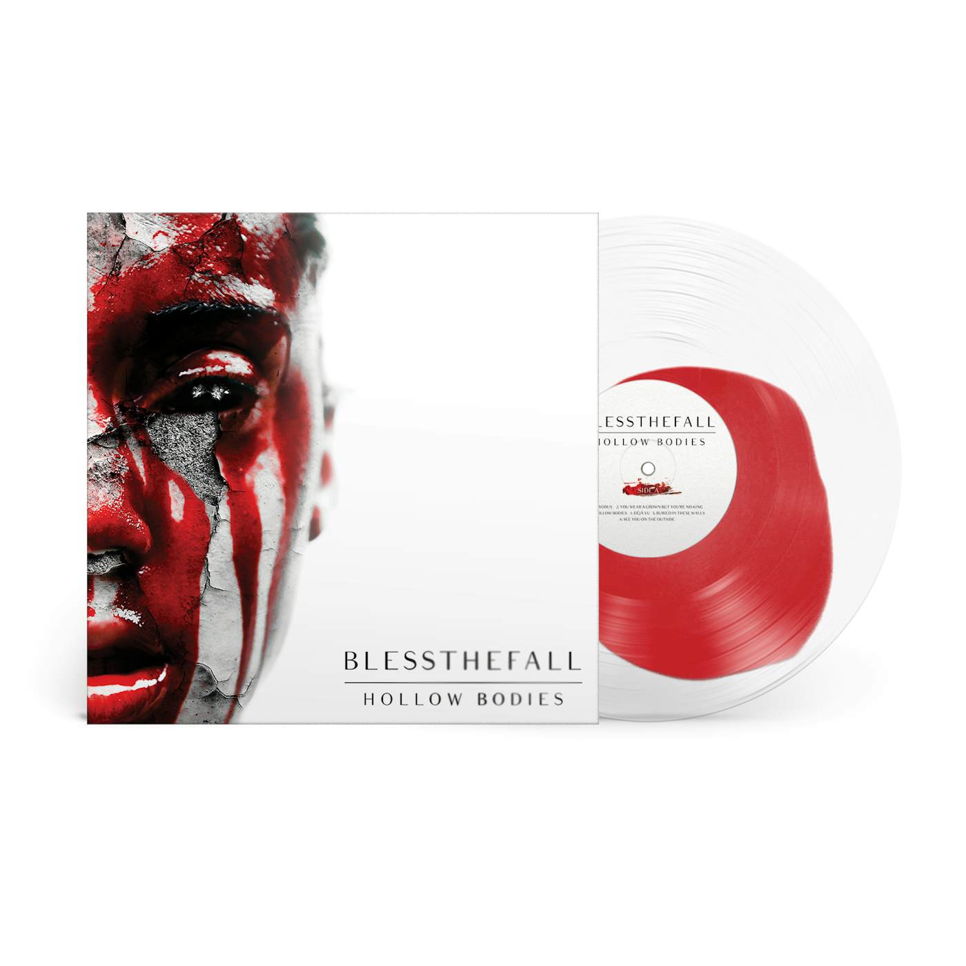 blessthefall Hollow Bodies 10th Anniversary Edition LP (Craft Recording Exclusive -Clear & Blood Red) (Vinyl)
