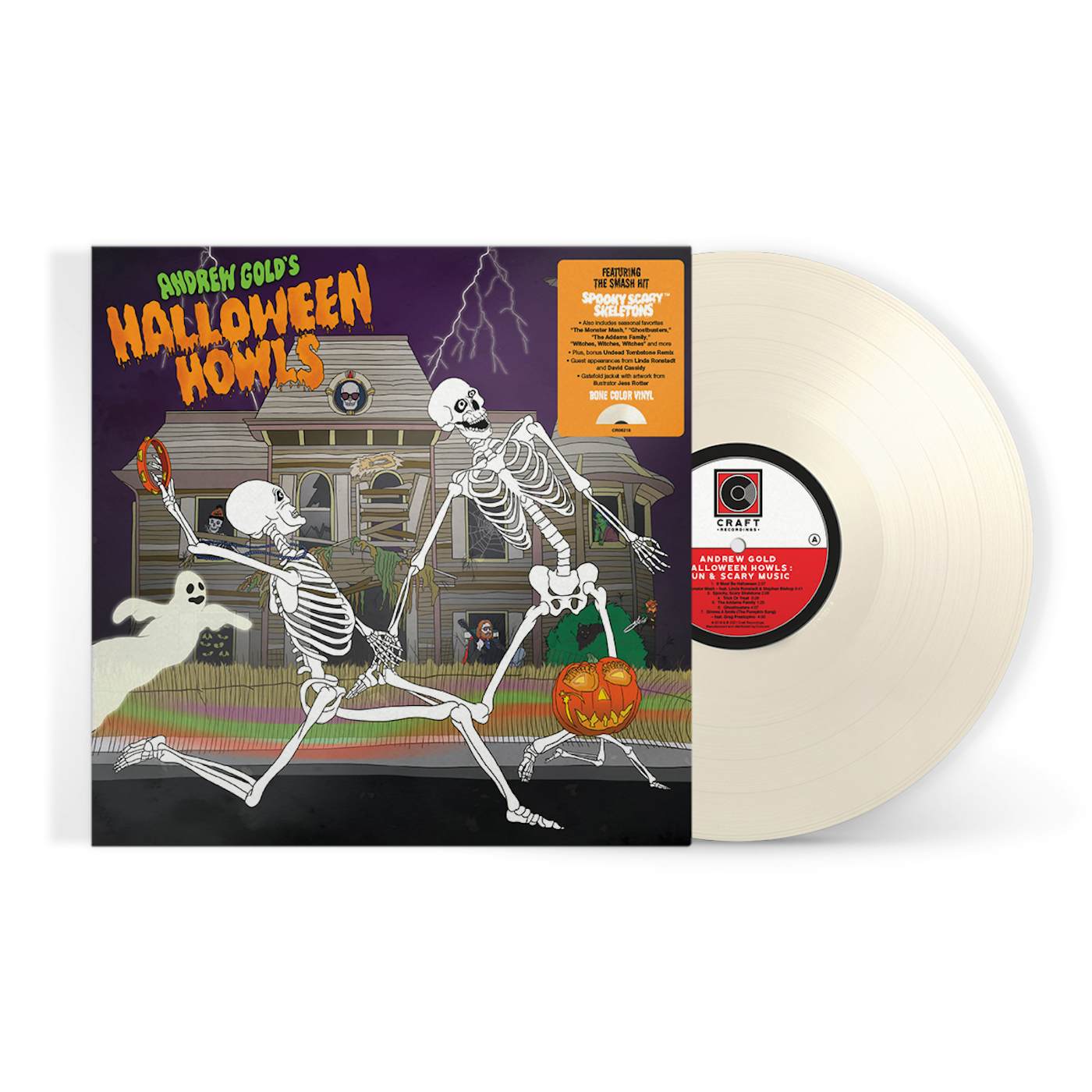 Andrew Gold Halloween Howls: Fun & Scary Music Deluxe LP (Vinyl)