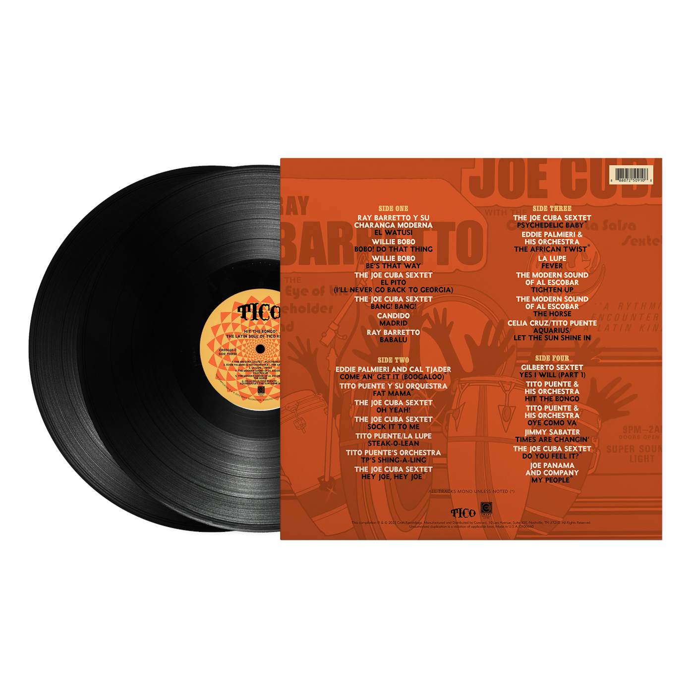 Various Artists Hit The Bongo! The Latin Soul Of Tico Records 2LP +