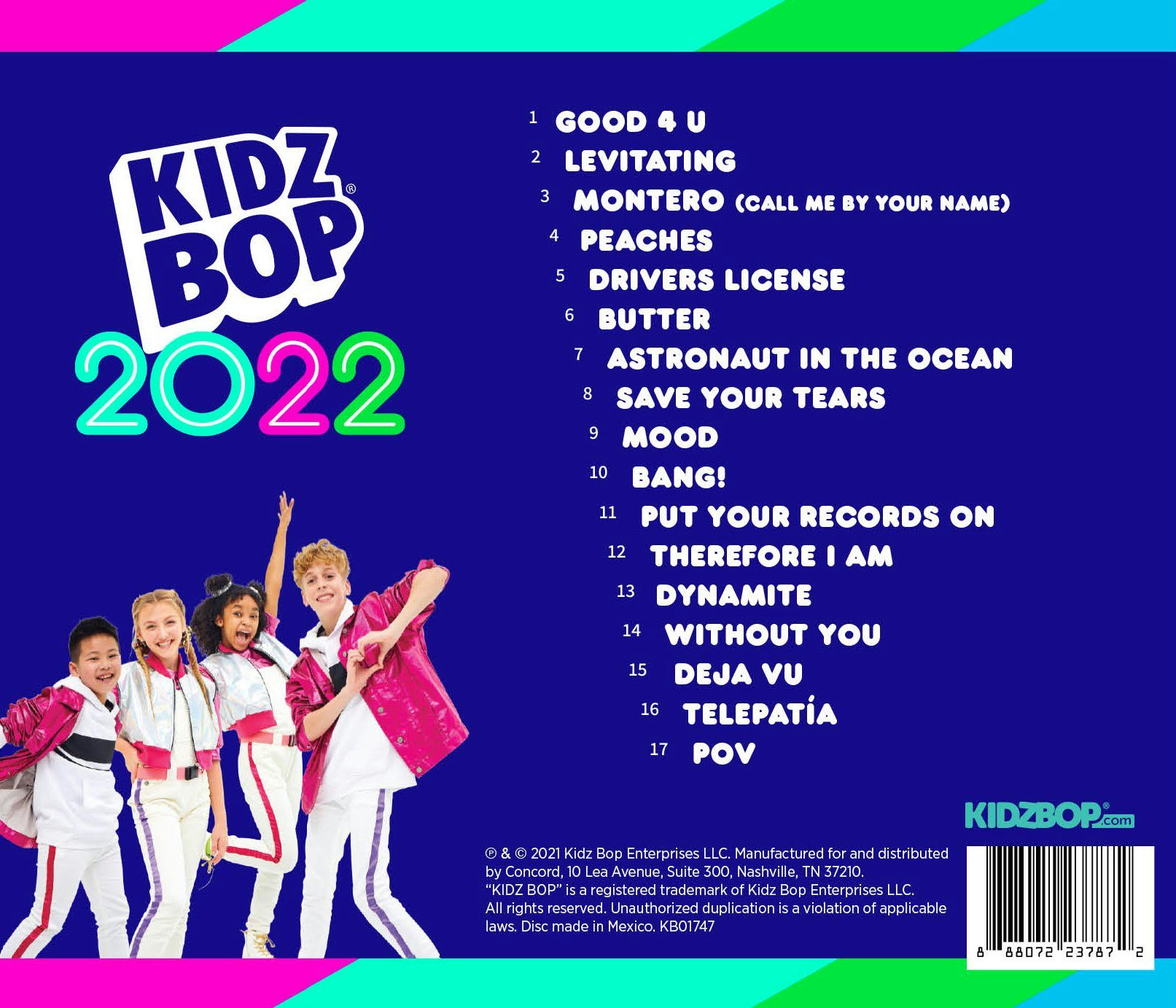 Kidz Bop 2022 CD