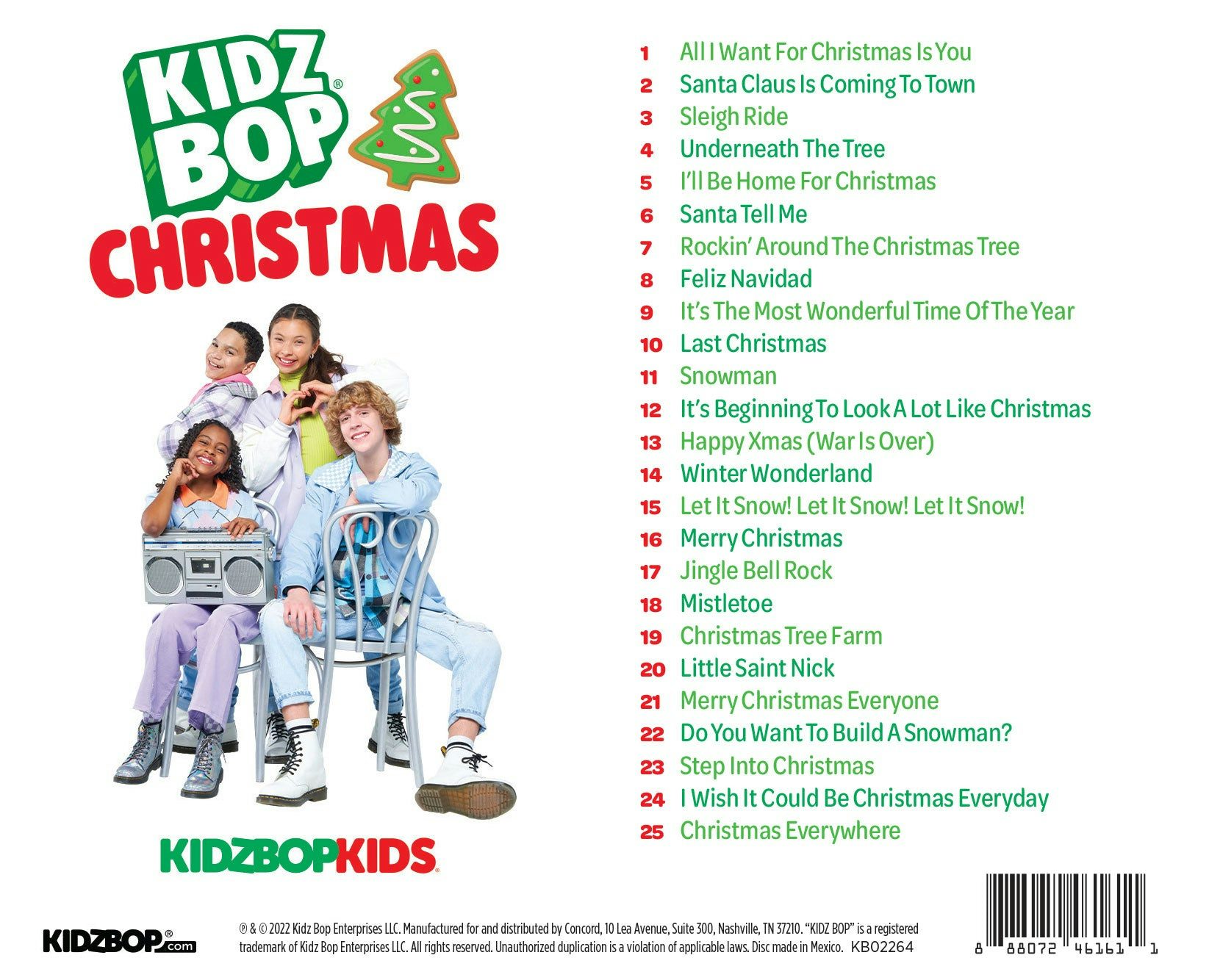 Kidz Bop Christmas [2022] CD
