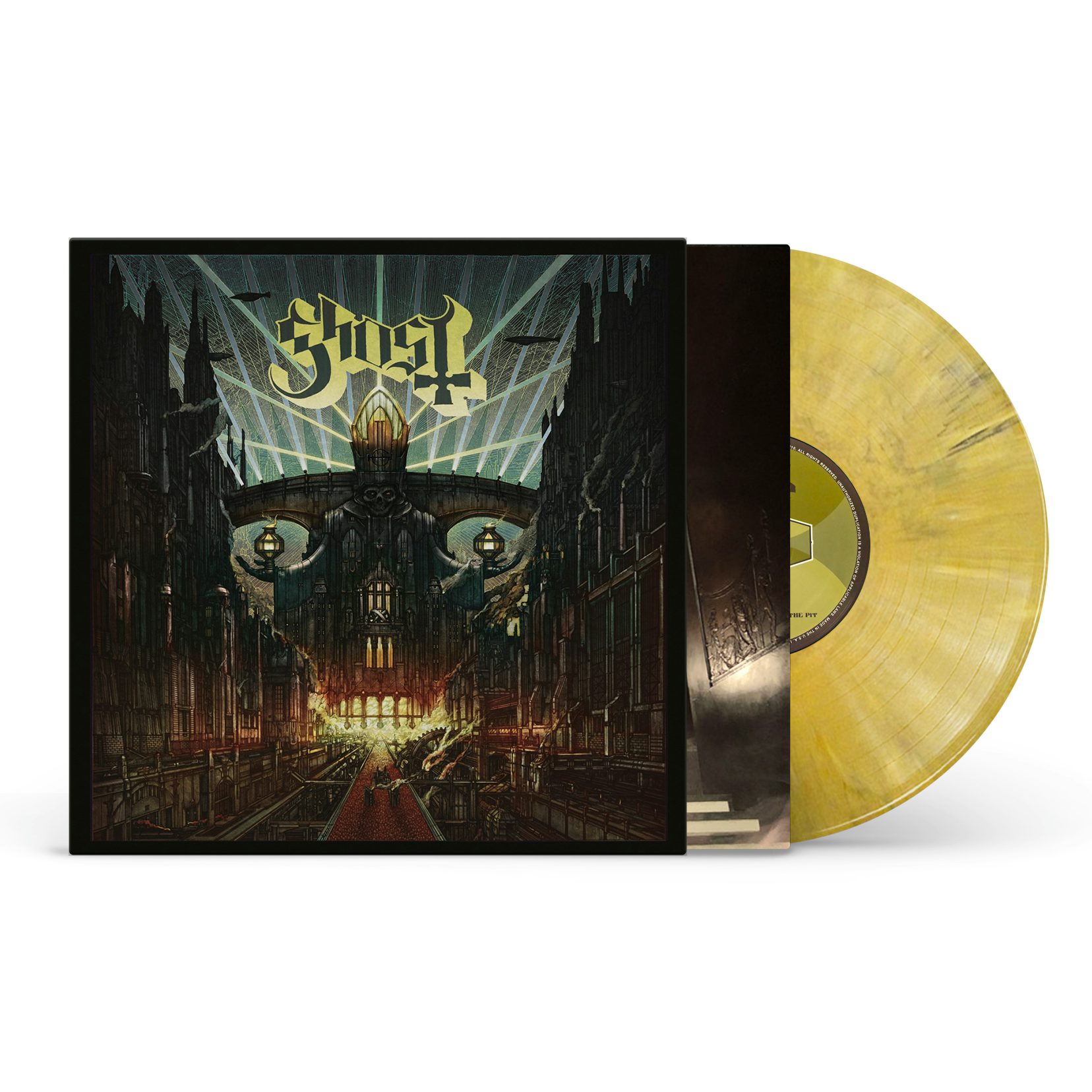 Ghost Meliora - Limited Edition Yellow W/ Black & White Smear LP (Vinyl)