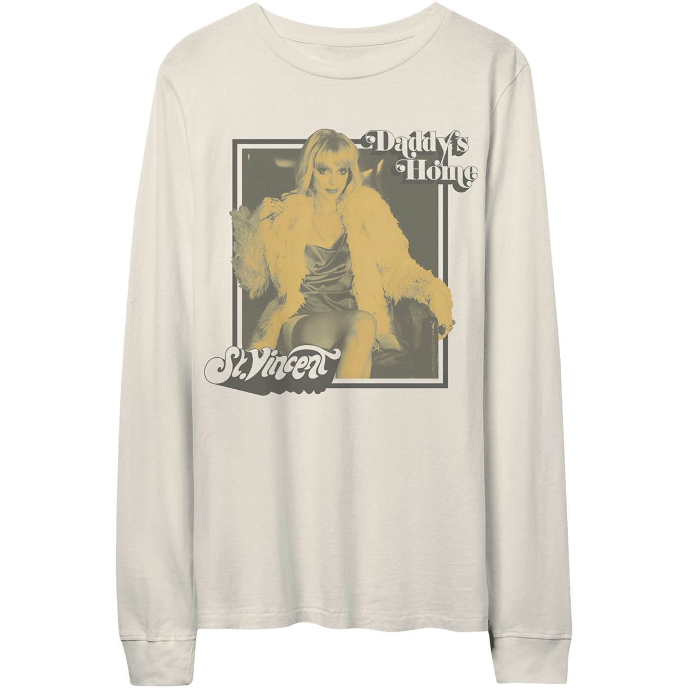 St. Vincent - Daddy's Home White Longsleeve