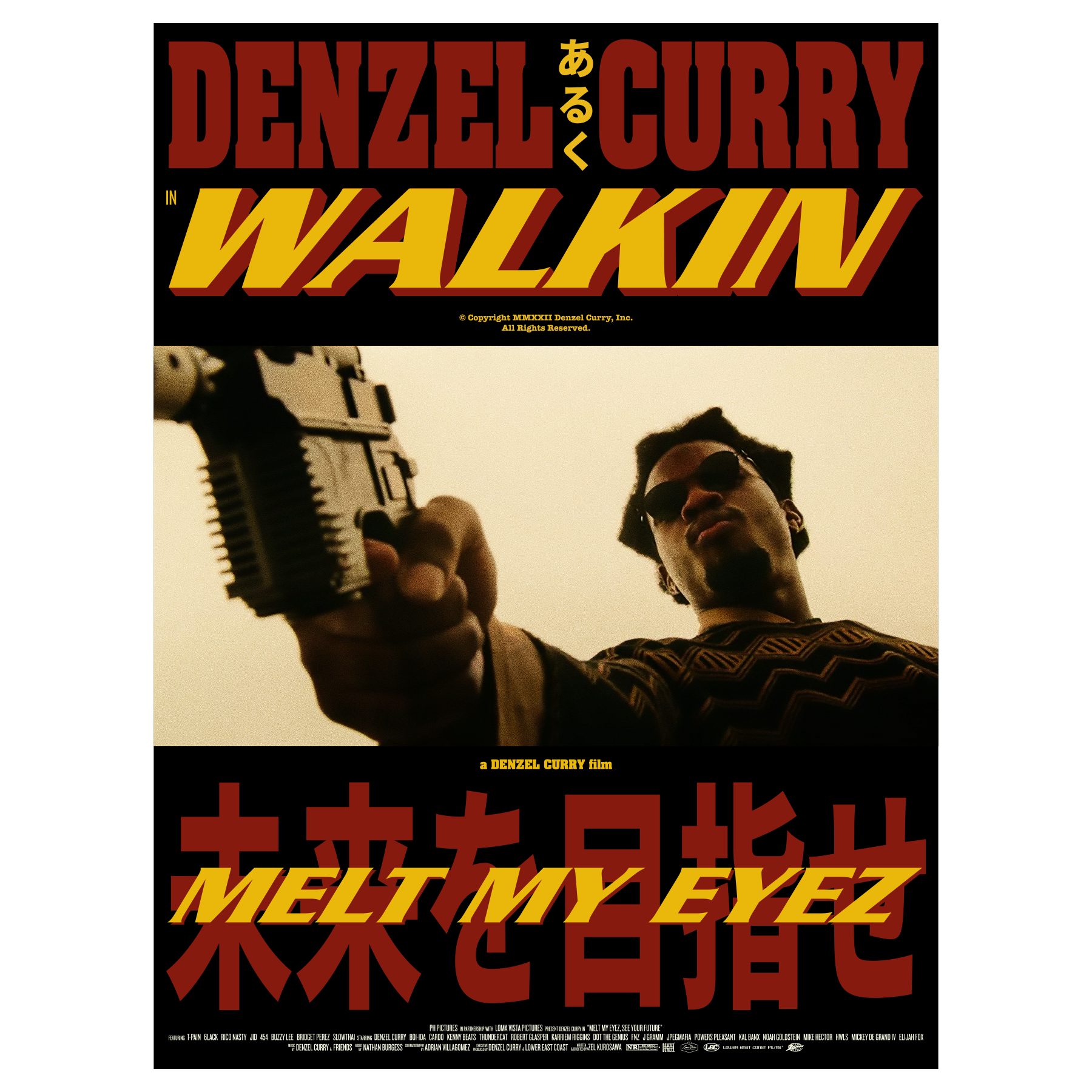 Denzel Curry Walkin' Poster