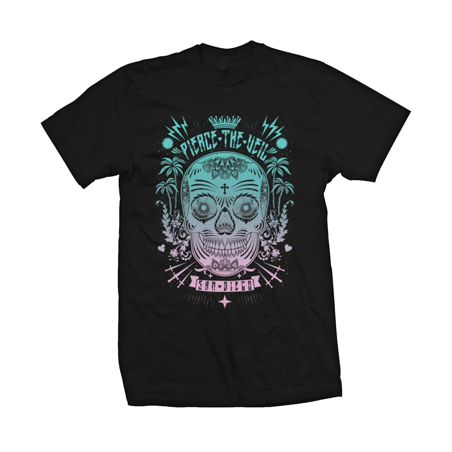 Pierce The Veil - Sugar Skull Tee