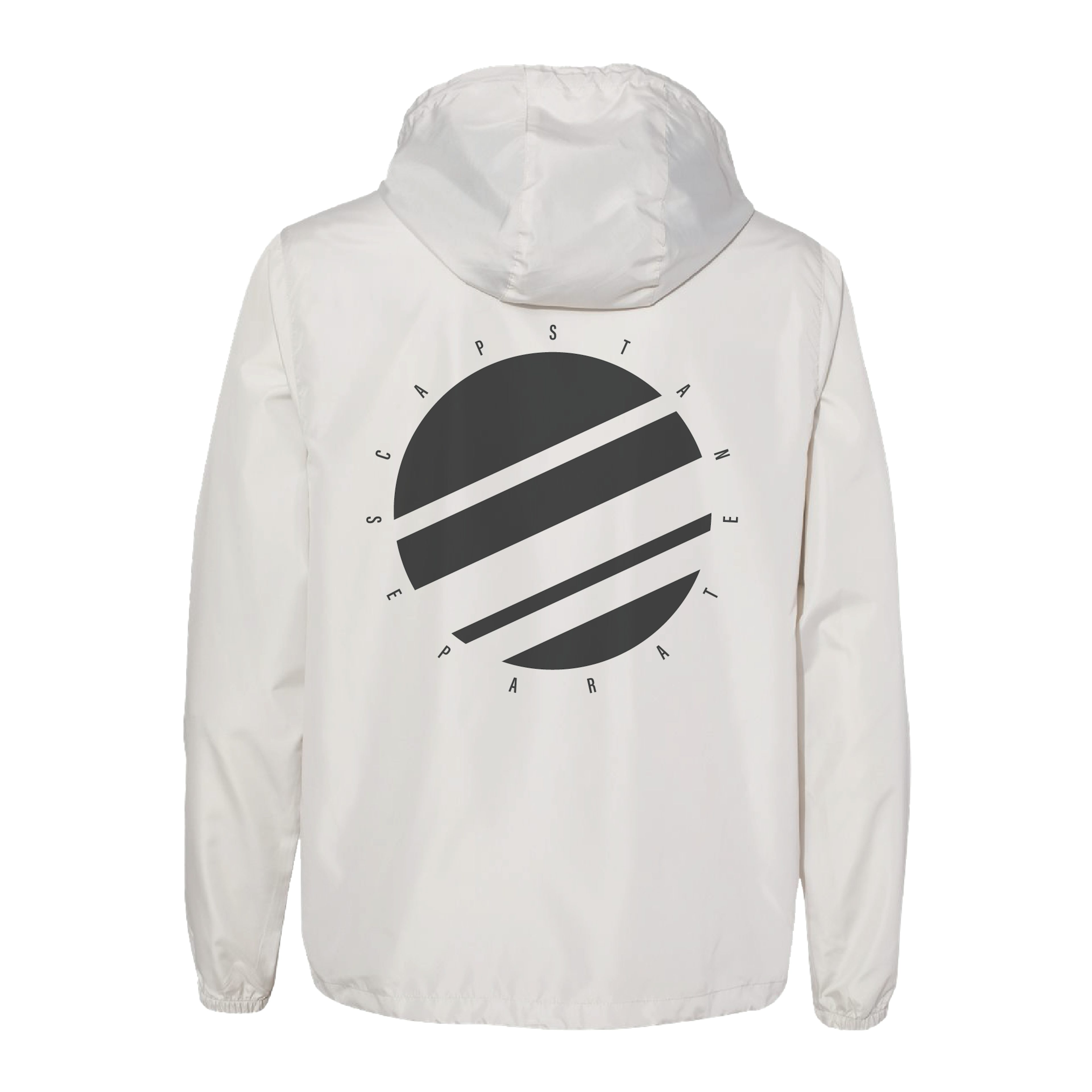 Capstan "Separate Circle" White Windbreaker