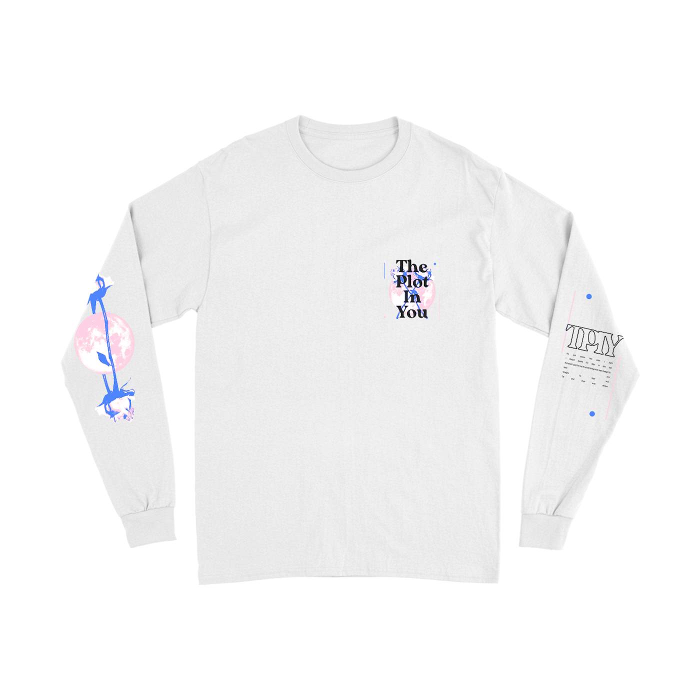 The Plot In You "Stray" White Long Sleeve T-Shirt