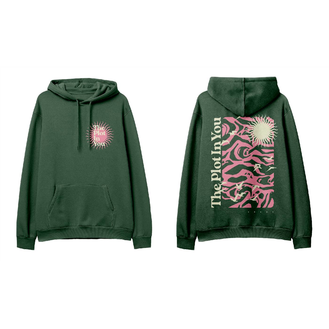 The Plot In You "Birds" Green Hoodie