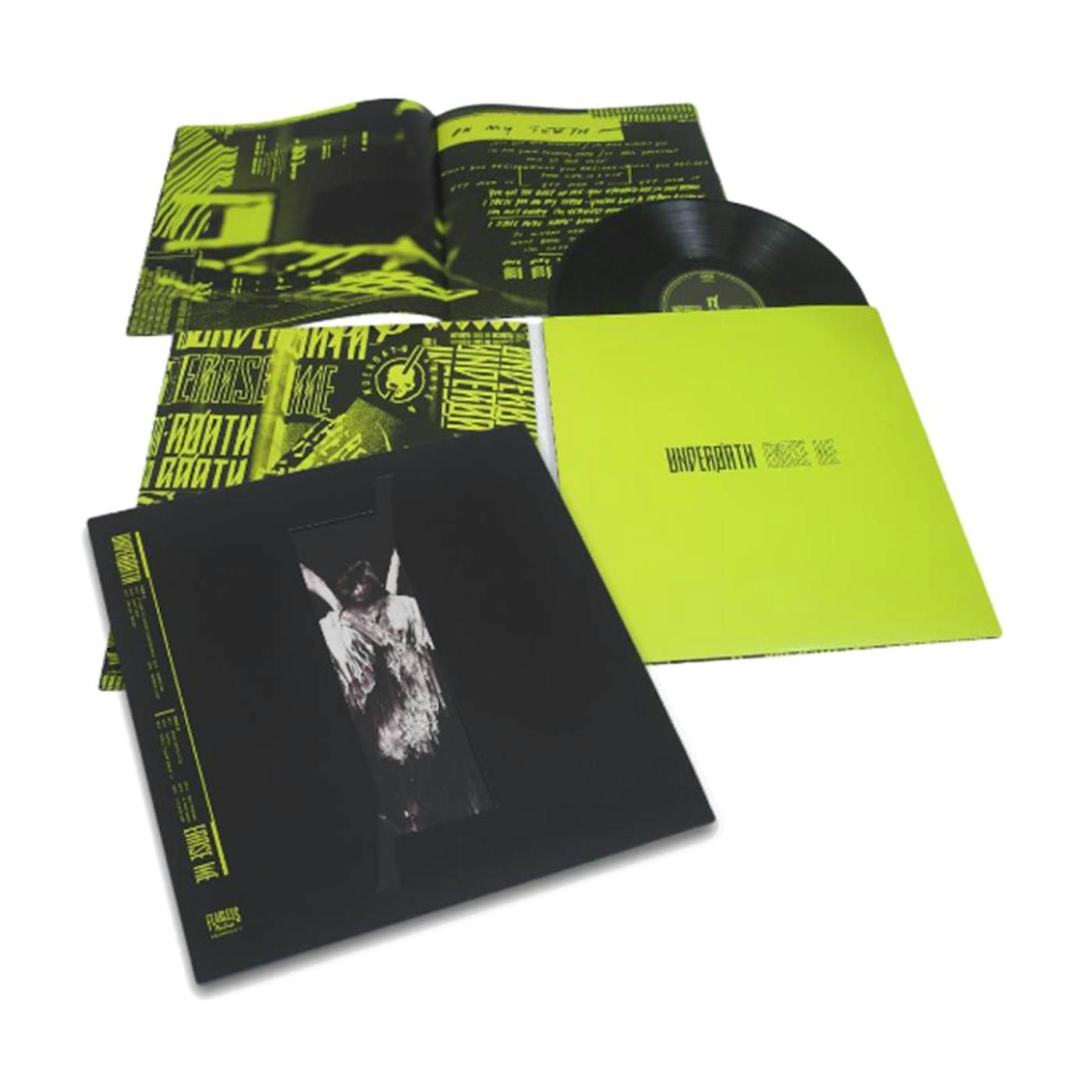 Underoath Erase Me Translucent Black Deluxe Vinyl LP