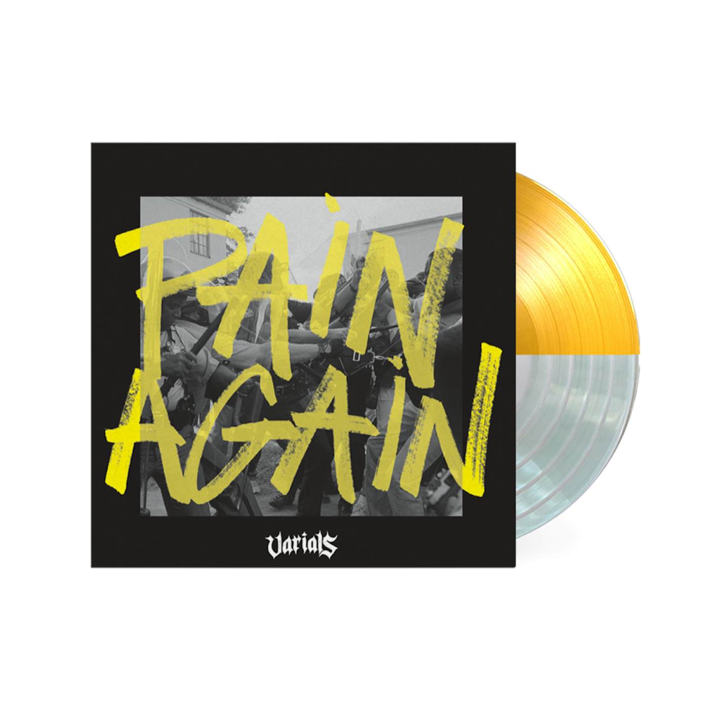 Varials "Pain Again" Yellow & Crystal Clear Vinyl