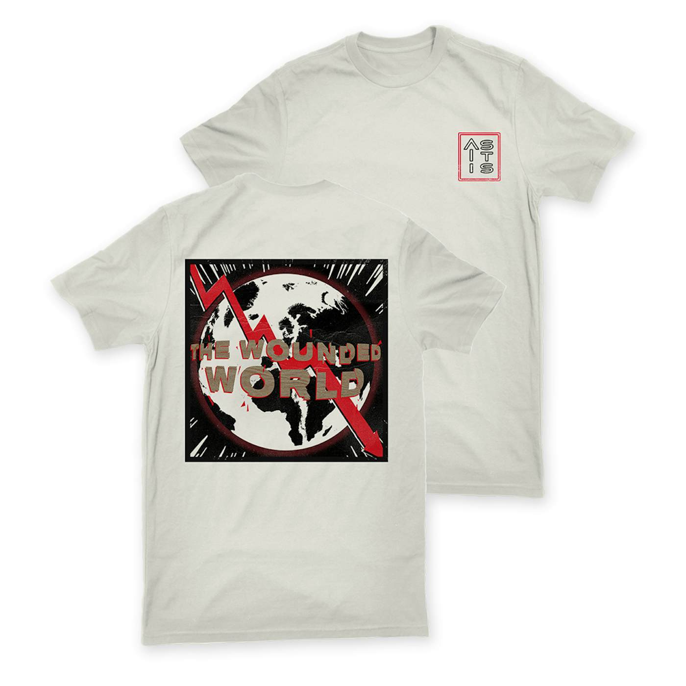 AS IT IS The Wounded World Tee - White