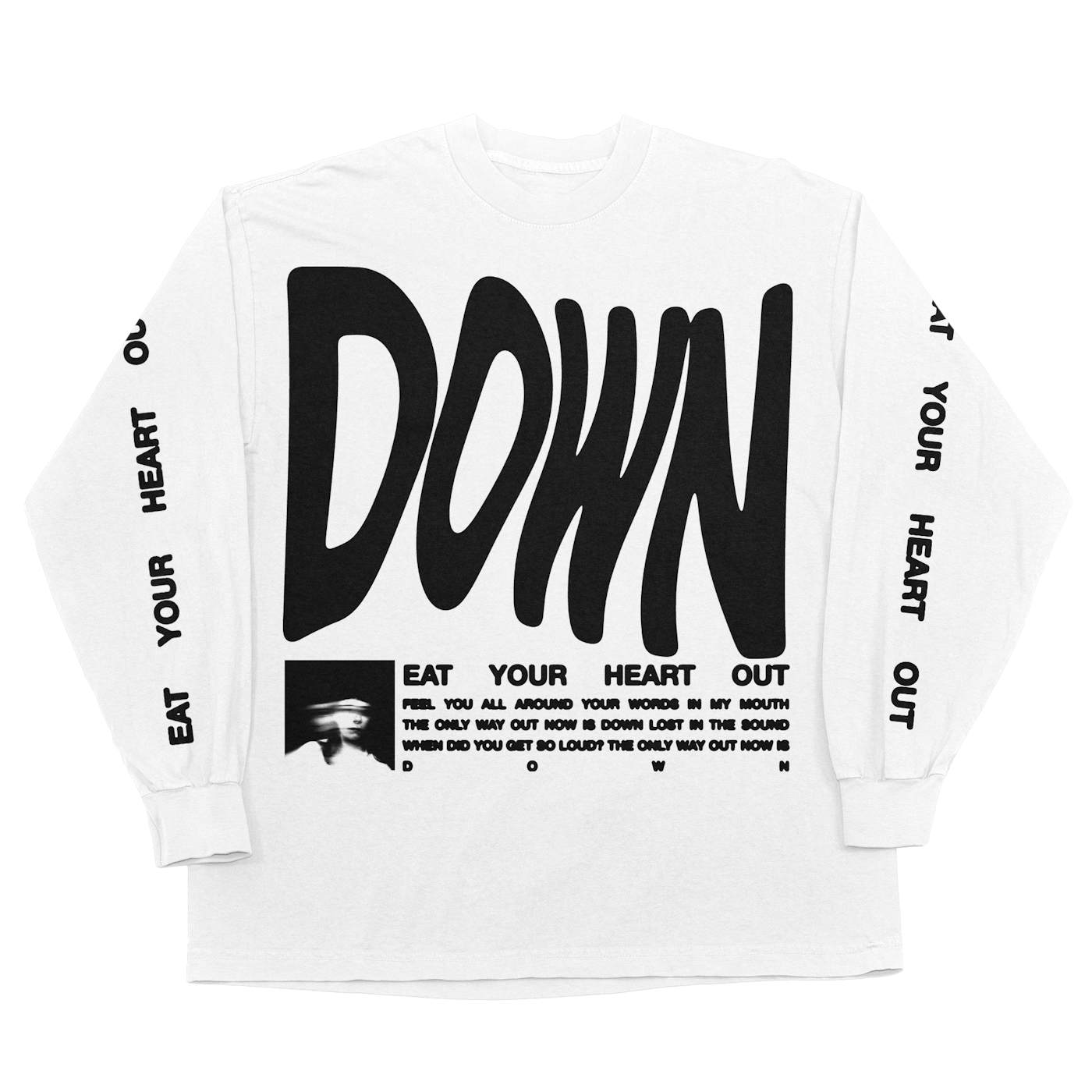 Eat Your Heart Out "Down" Long Sleeve T-Shirt