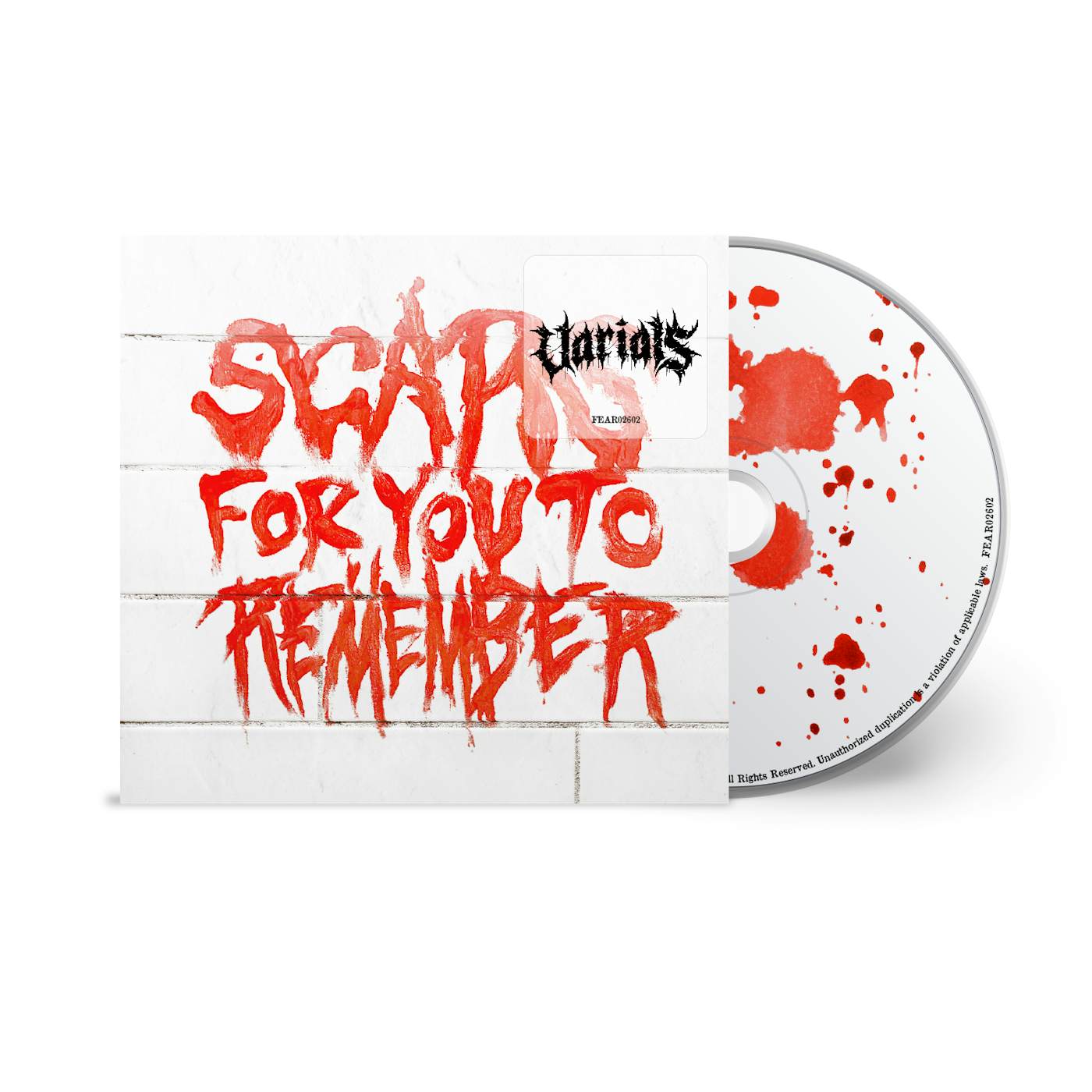Varials "Scars For You To Remember" CD