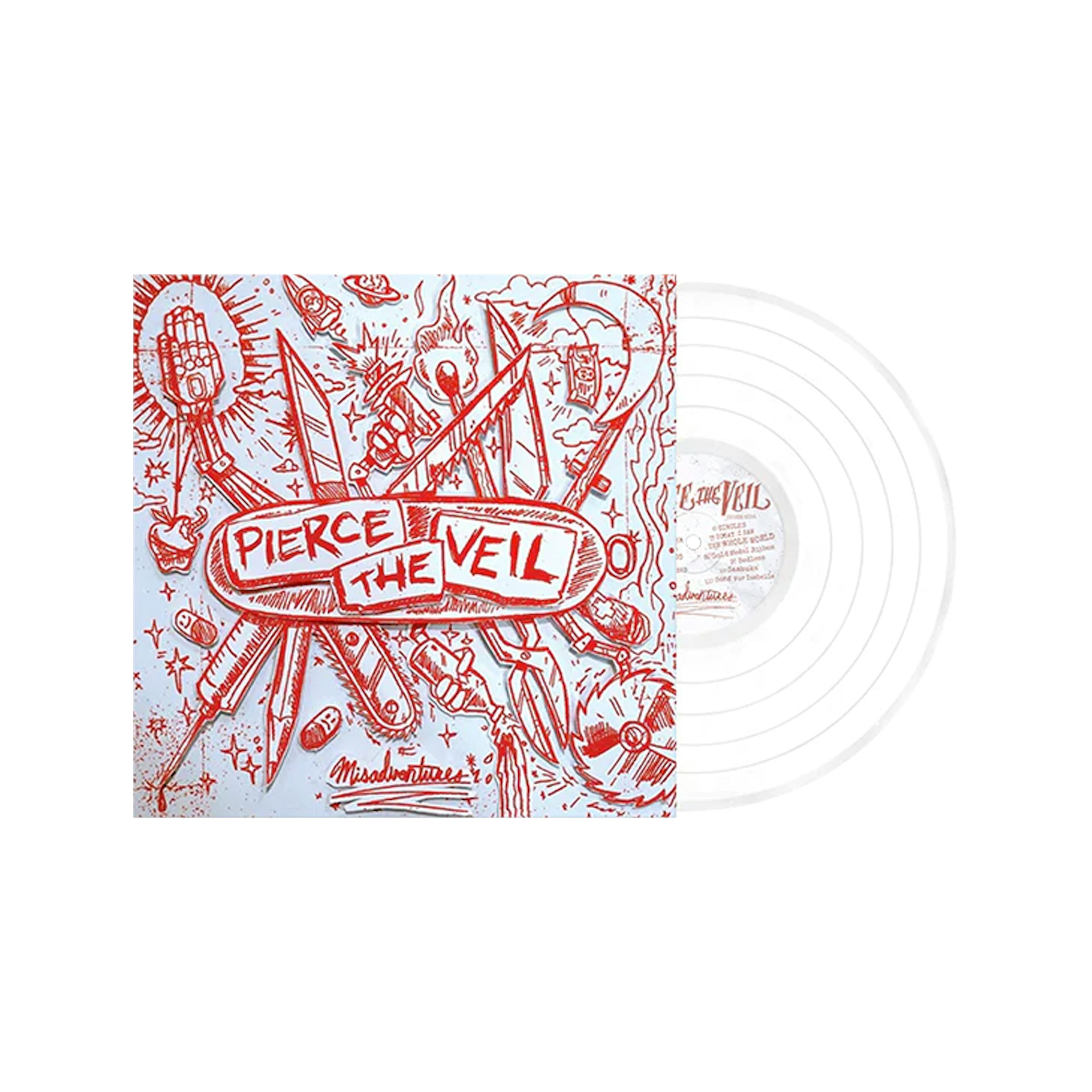 Pierce The Veil Misadventures Opaque White Vinyl 