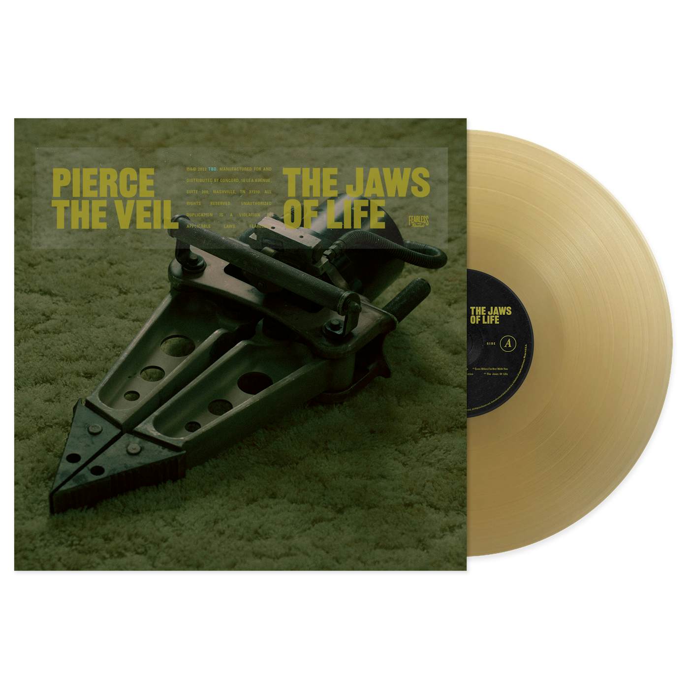 Pierce The Veil "The Jaws Of Life" Tan Vinyl