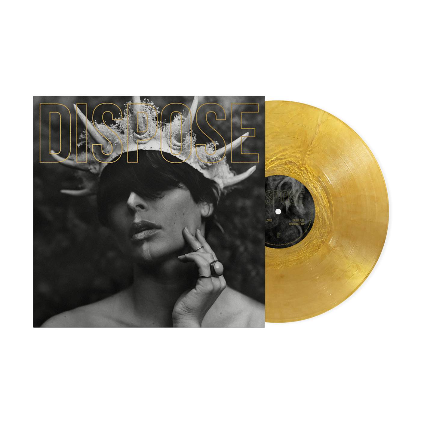The Plot In You "DISPOSE (GOLD EDITION)" Metallic Gold Vinyl