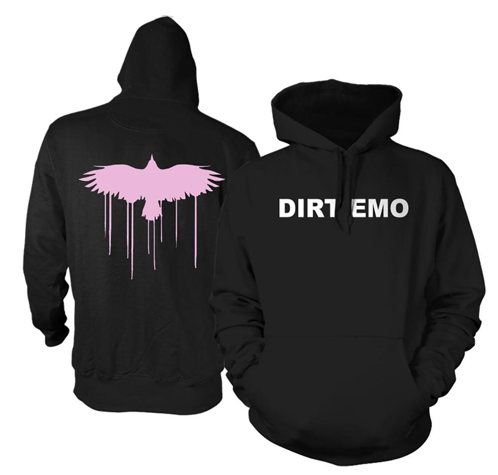 black hoodie emo