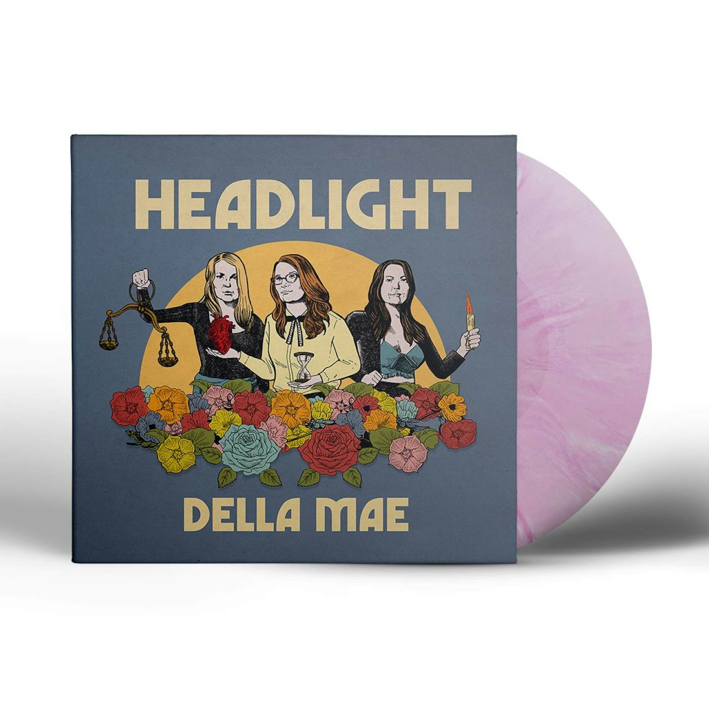 Della Mae Headlight Violet Marble Vinyl