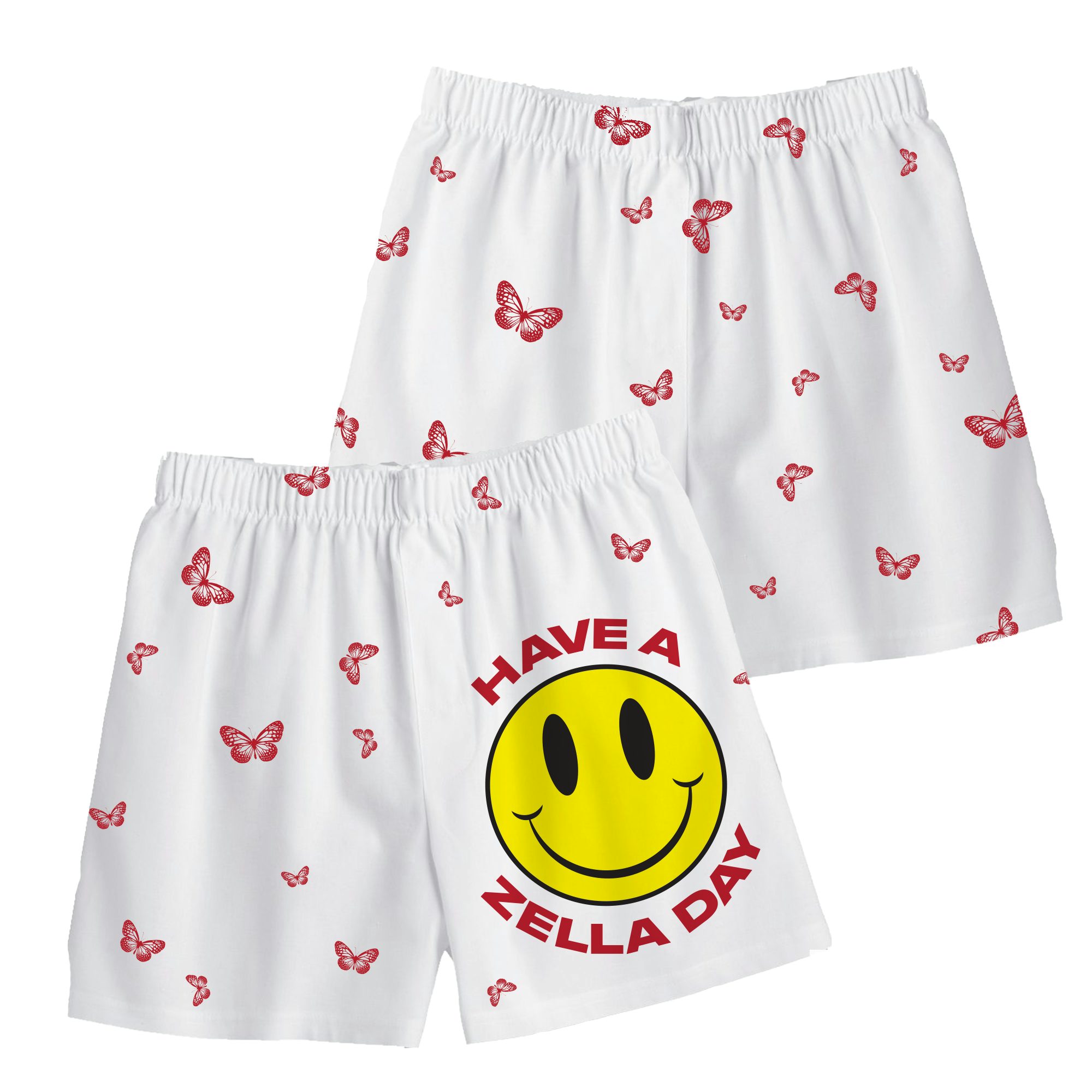Have A Zella Day Smiley Face Boxers