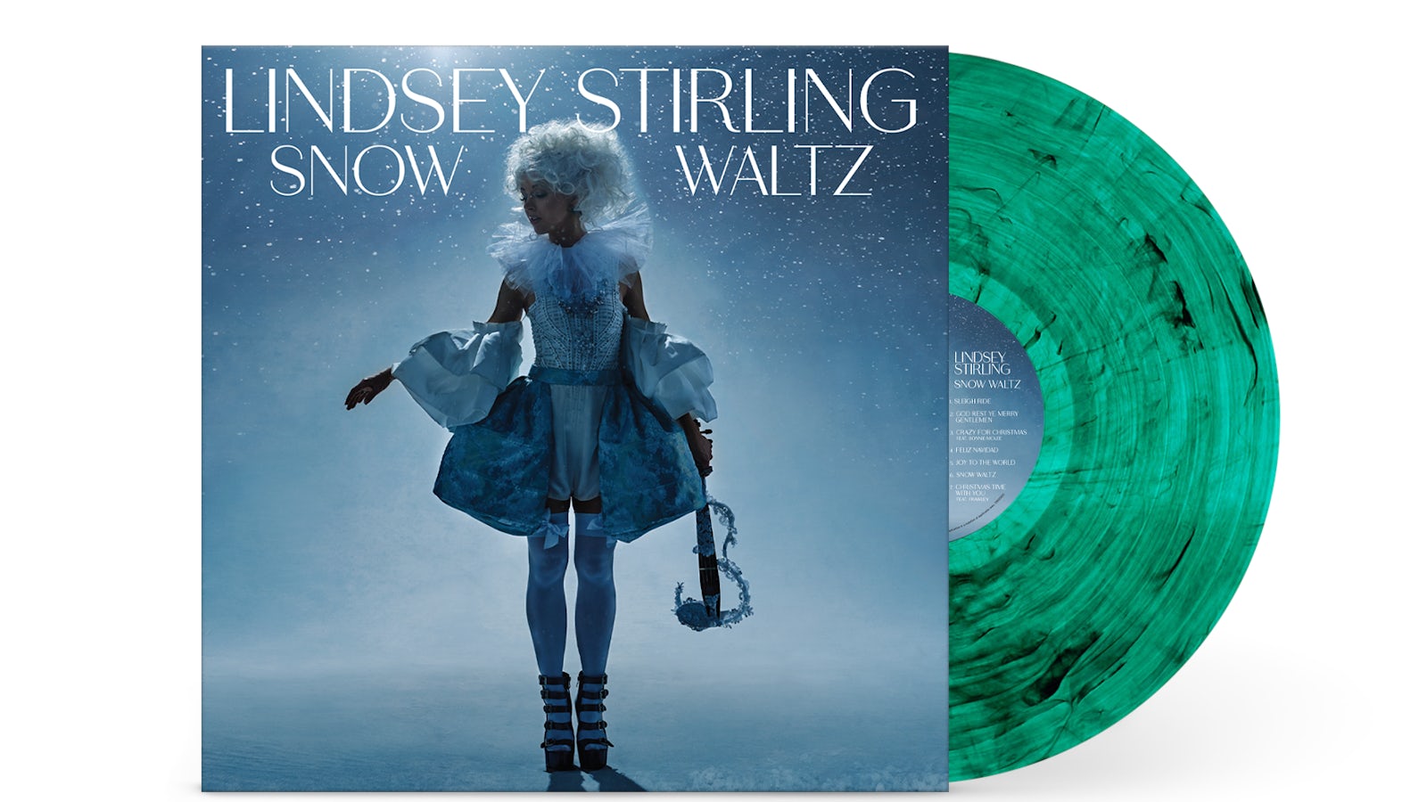 Lindsey Stirling Snow Waltz Limited Edition Green/Black Vinyl