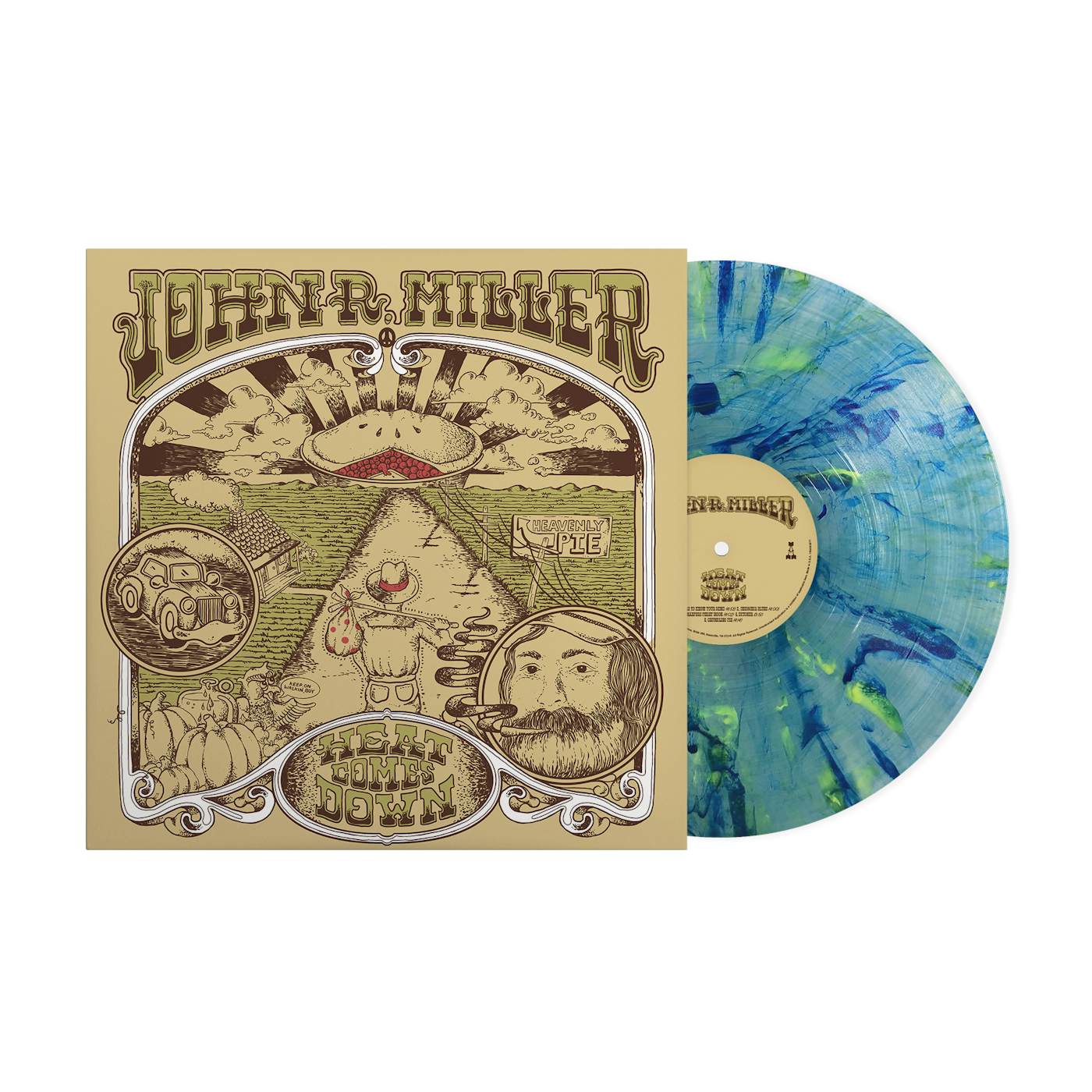 John R. Miller Heat Comes Down Limited Edition "Wormhole" Vinyl