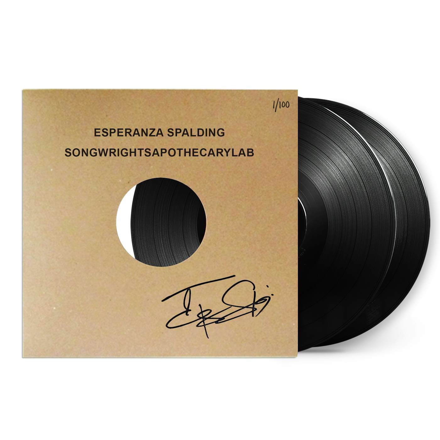 Esperanza Spalding SIGNED & NUMBERED SONGWRIGHTS APOTHECARY LAB TEST PRESSING (100 Available Worldwide)