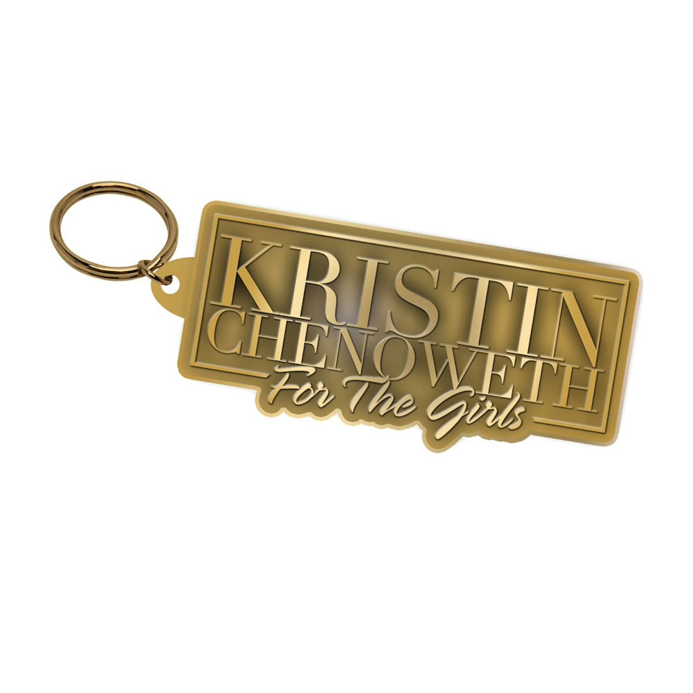 Kristin Chenoweth For The Girls Antique Brass Keychain