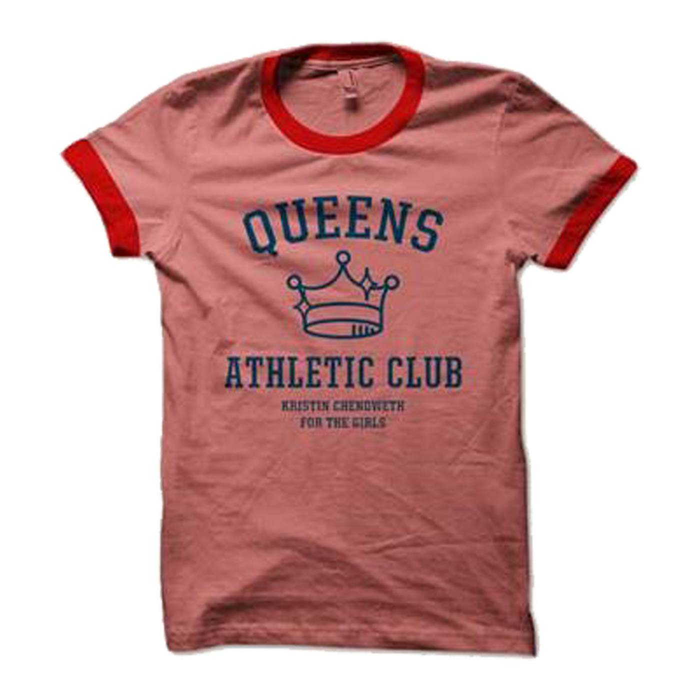 Kristin Chenoweth Queens Athletic Club Unisex Ringer Tee