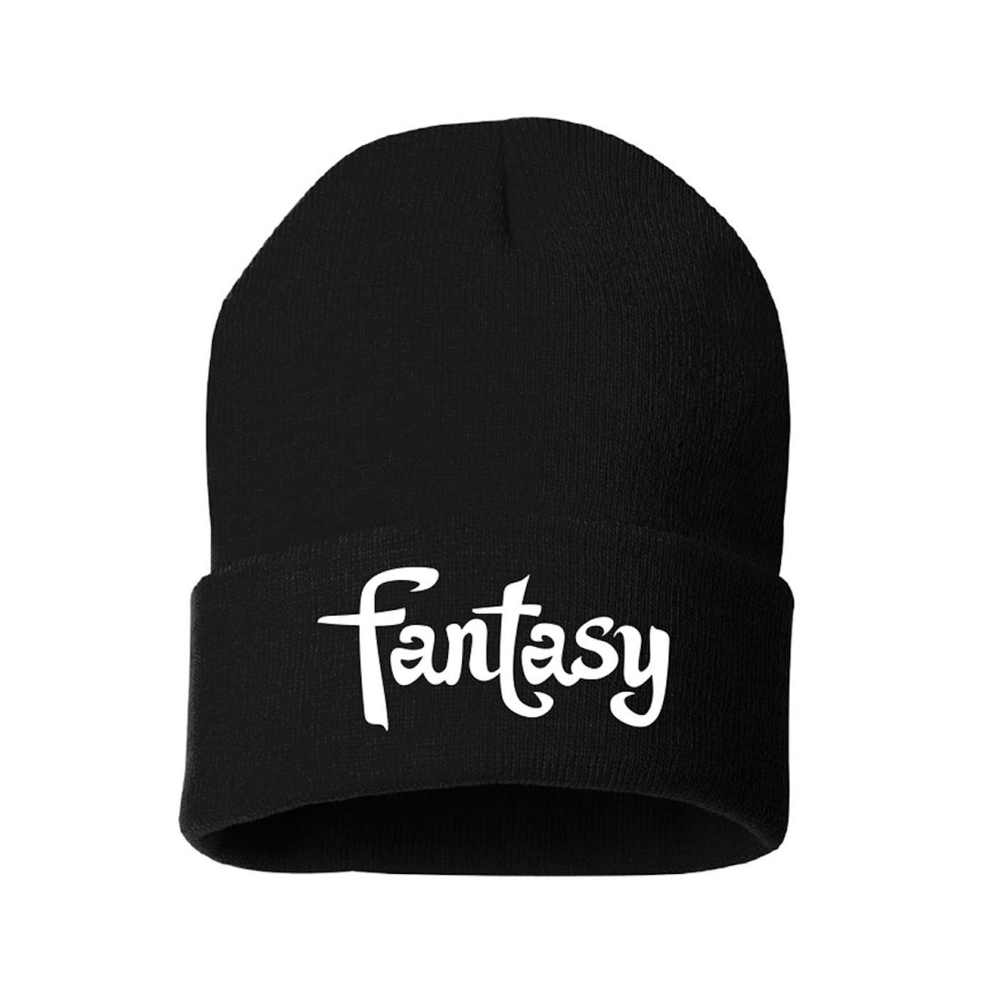 Fantasy Records Embroidered 12” Black Knit Cap