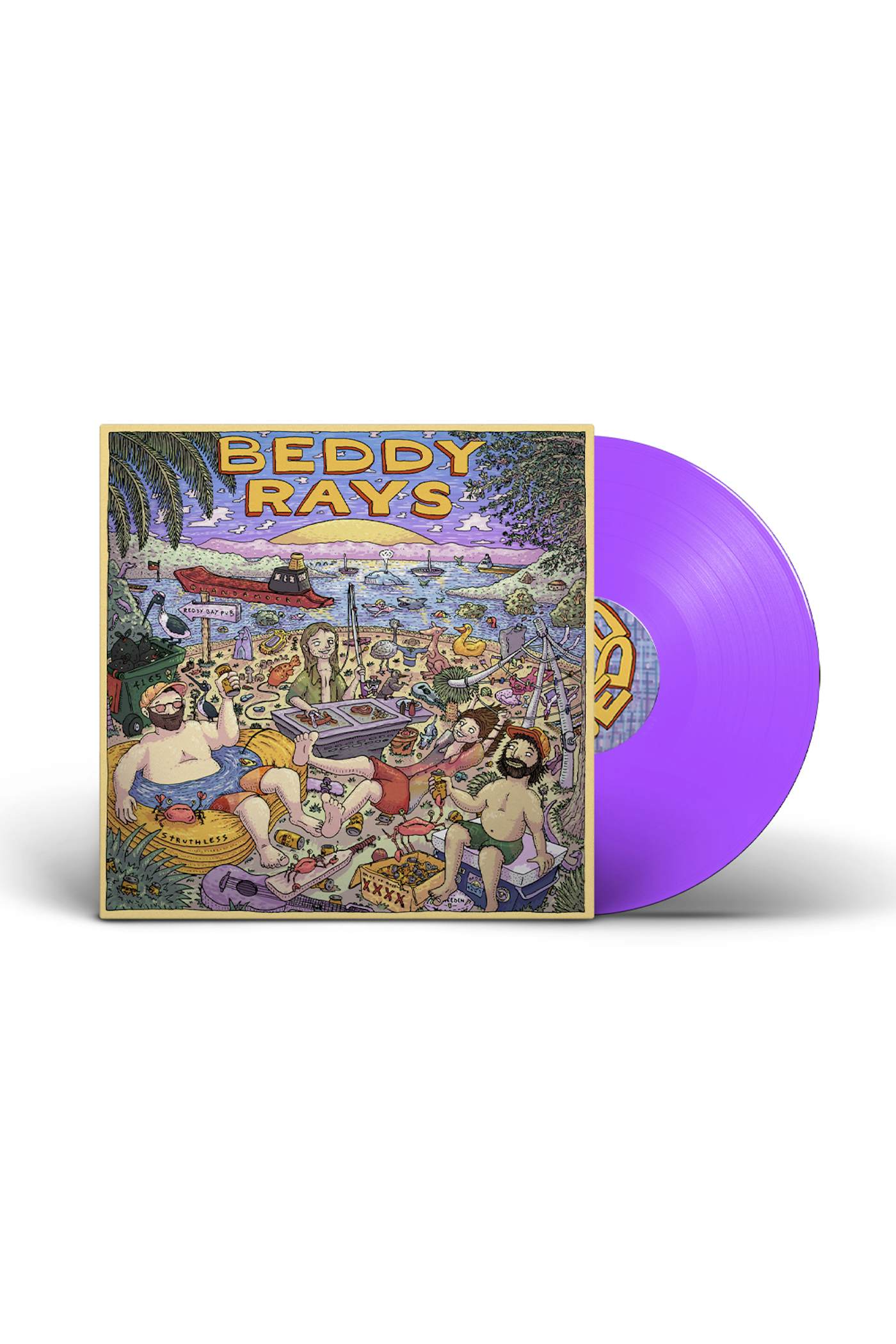 Beddy Rays Limited Edition Translucent Purple Vinyl Record