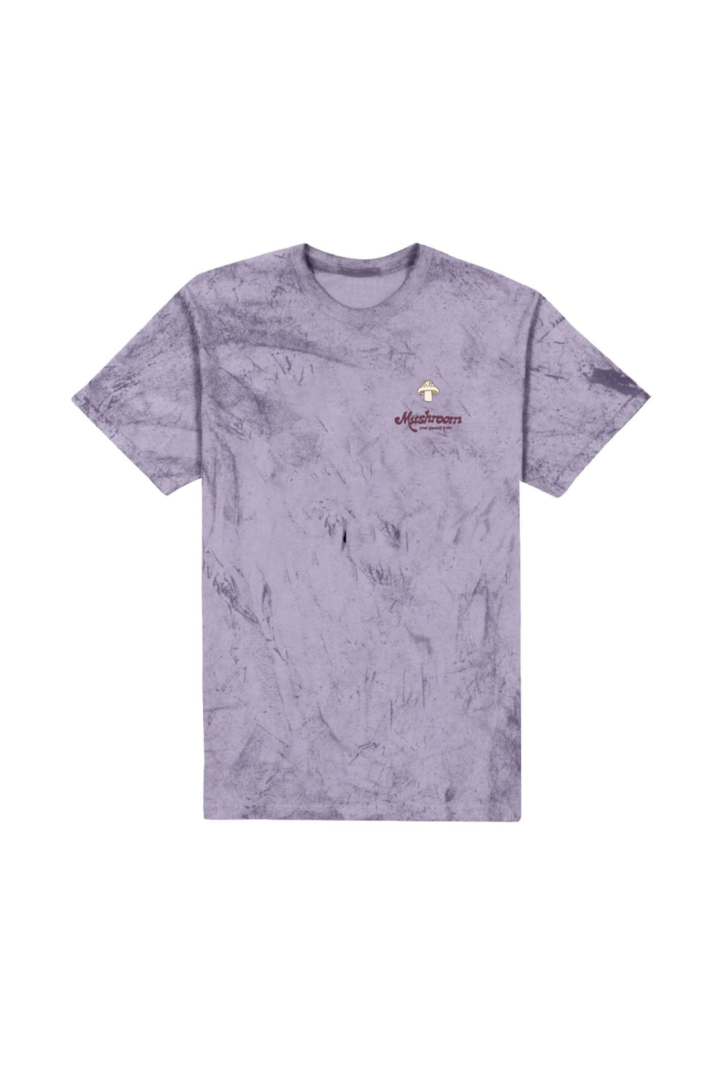 Purple Mushroom Tie Dye Shirt