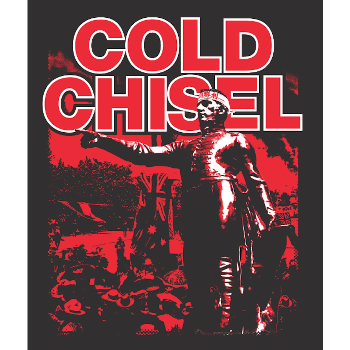 Cold Chisel Colonel Light Black Tshirt