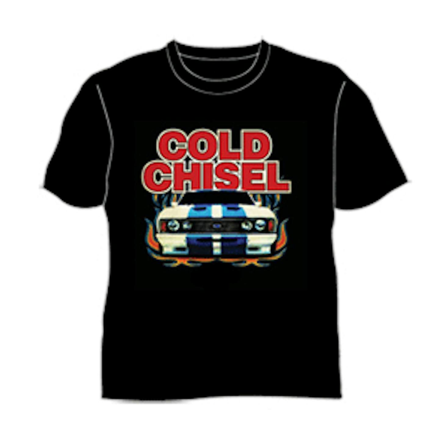 Cold Chisel Ford Black Tshirt (CLIPSAL)