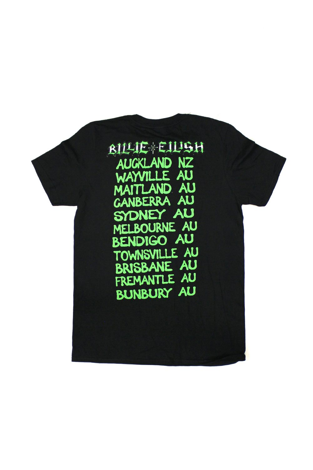 billie eilish black t shirt