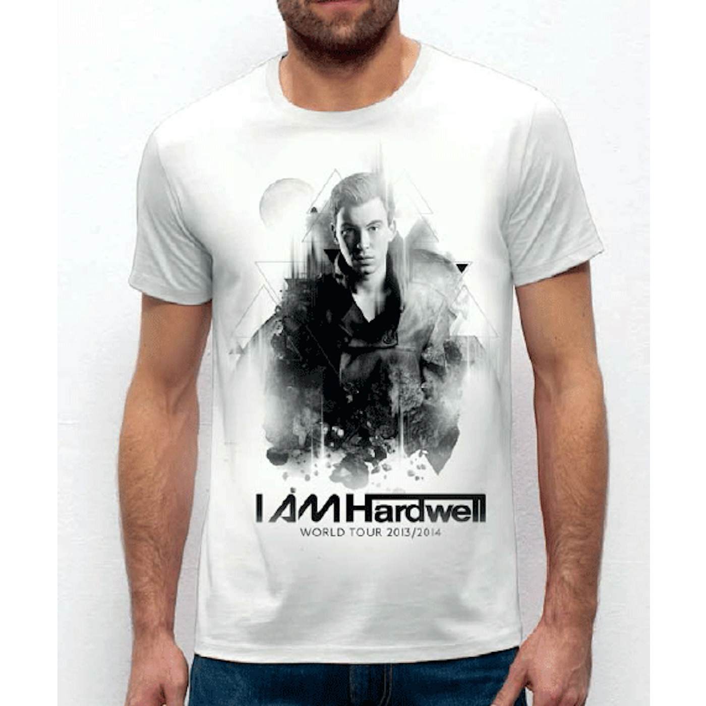 Hardwell World Tour White Tshirt
