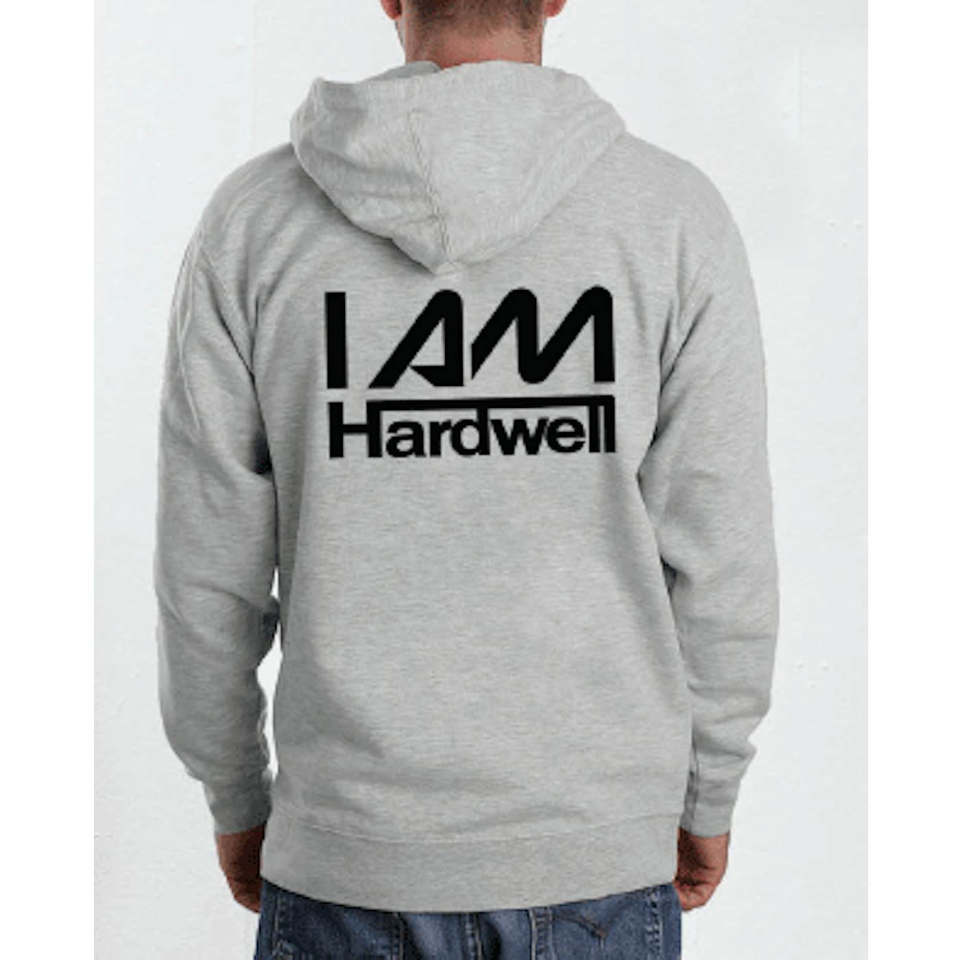 Hardwell Pocket Logo Grey Marle Hoody