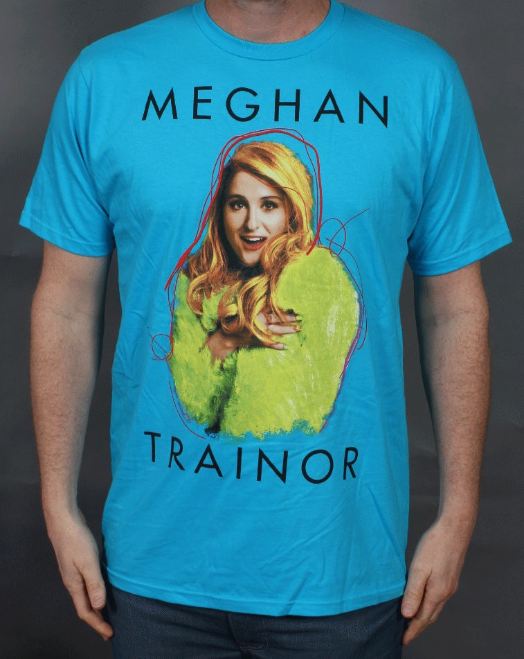 Meghan Trainor Title Pose Turquoise Tshirt