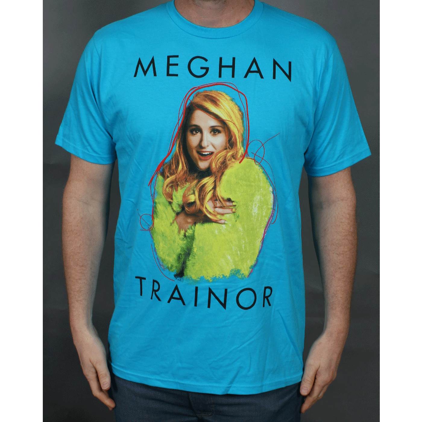 Meghan Trainor Title Pose Turquoise Tshirt